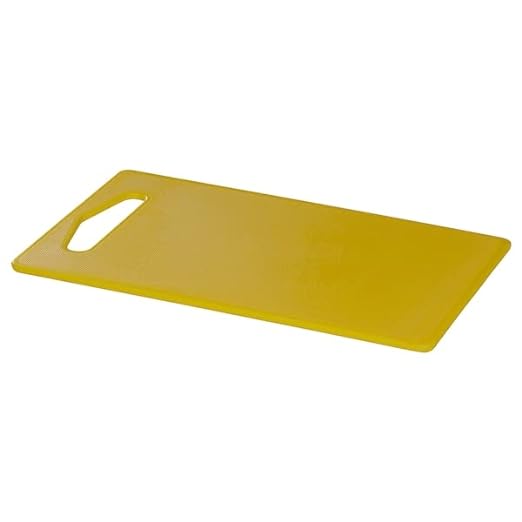 Vegetable Cutting Board for Kitchen/Chopping Board, Yellow, Small, 24x15 cm (9 ½x6 ")