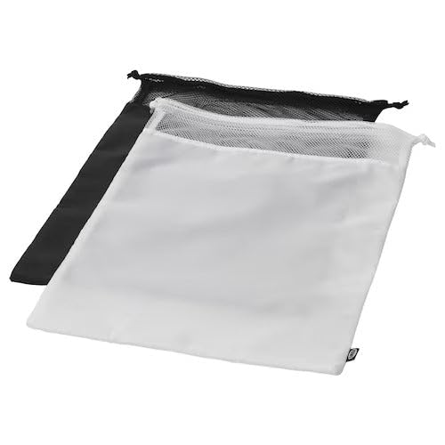 Laundry Bag - Travel Accessories Keep Your Laundry Sorted in Style - Black and White