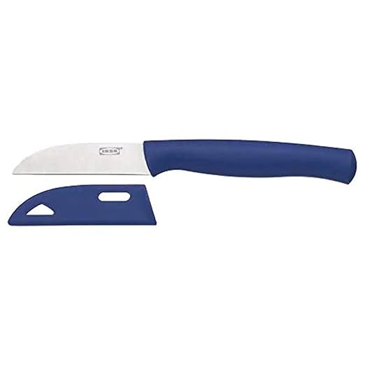 Salad Classic Shaping Knife for Professional and House Use/Blue Colour, Alloy Steel