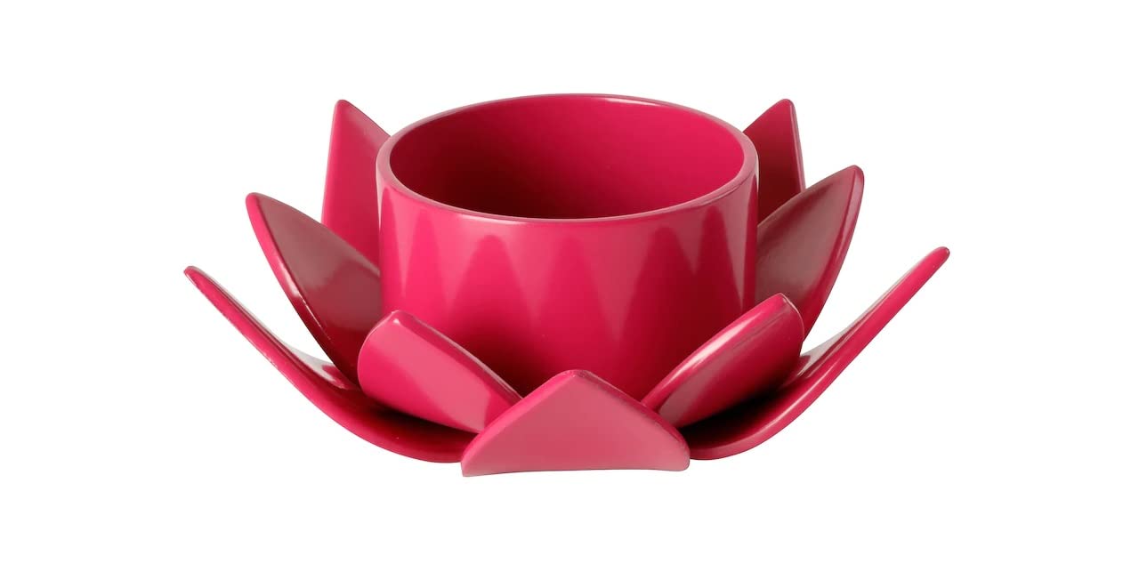 SSP Tealight Holder Dark Pink Lotus 38 mm (2 "