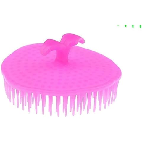 Flavouredlove Hand Grip Round Plastic Hair Washing Comb, Hair Massager, Shower Brush, Hair Comb, Hair Washing Tools for Men and Women