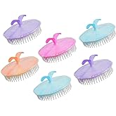 Flavouredlove Hand Grip Round Plastic Hair Washing Comb, Hair Massager, Shower Brush, Hair Comb, Hair Washing Tools for Men and Women