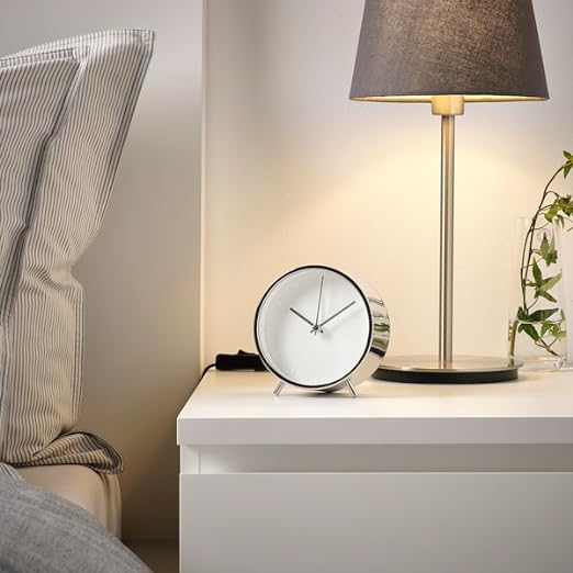 able Alarm Clock, Silver-Colour, 11 cm (4 ¼ ")