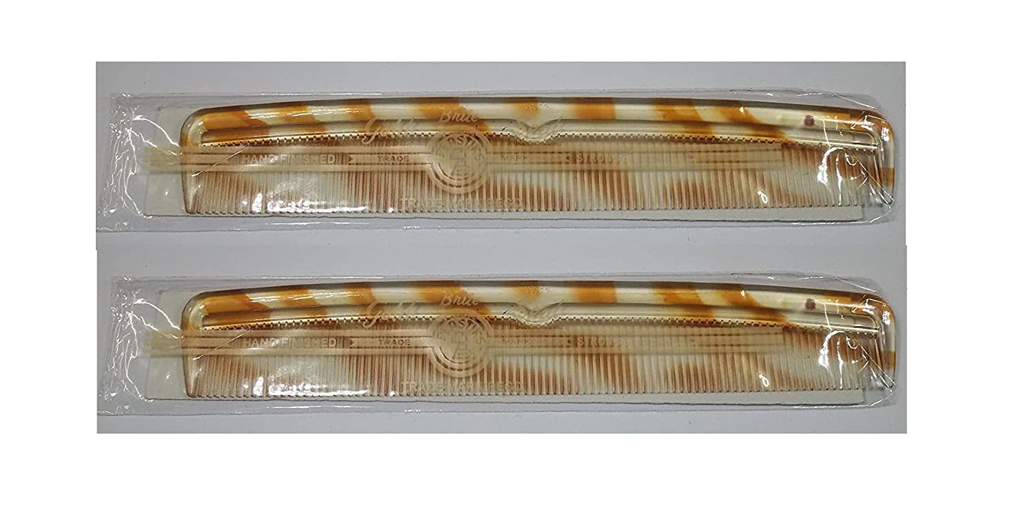 Flavouredlove Men's Comb - Gold Seal (7 Inch * 1 Inch) Thin Spikes - Pack of 1