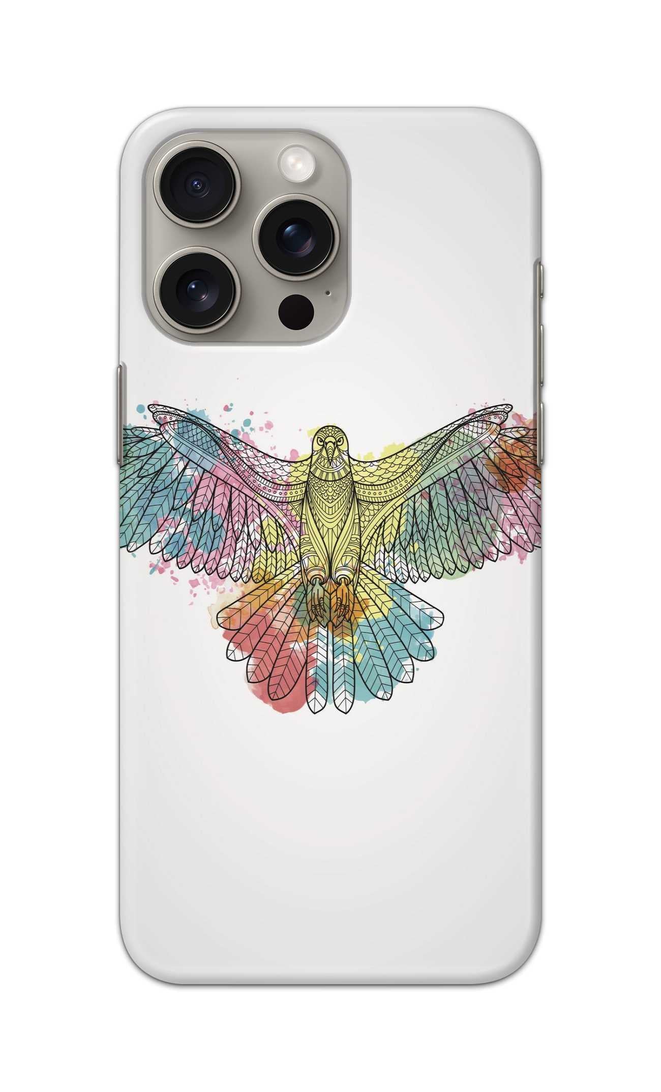 colorful eagle theme  - Hard Case - SA002