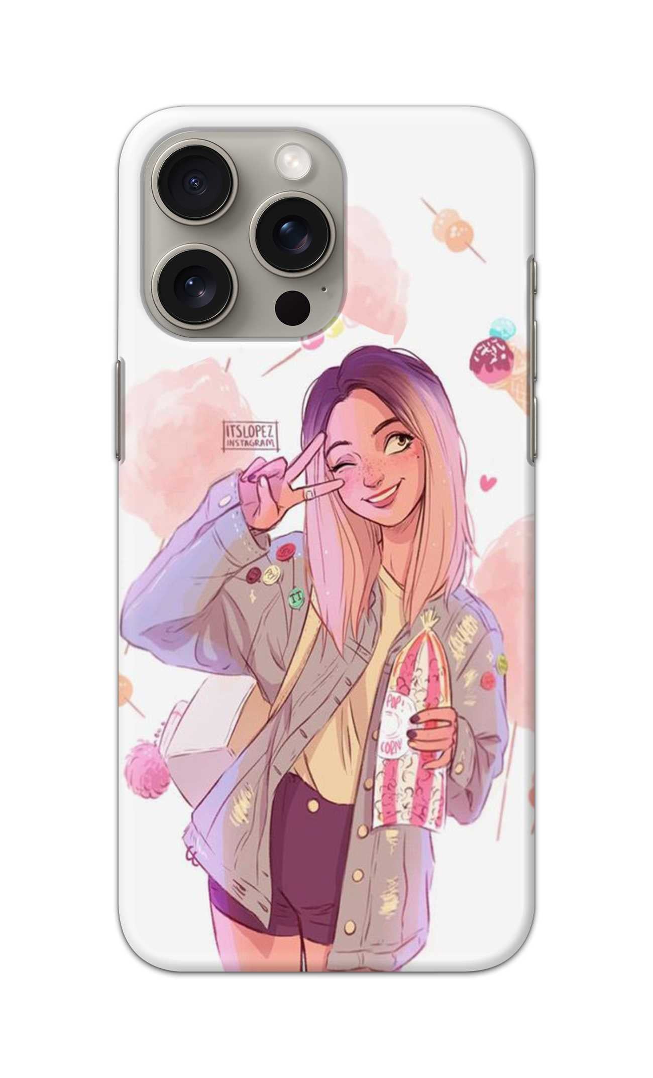 gorgeous beautiful girl theme  - Hard Case - SA095