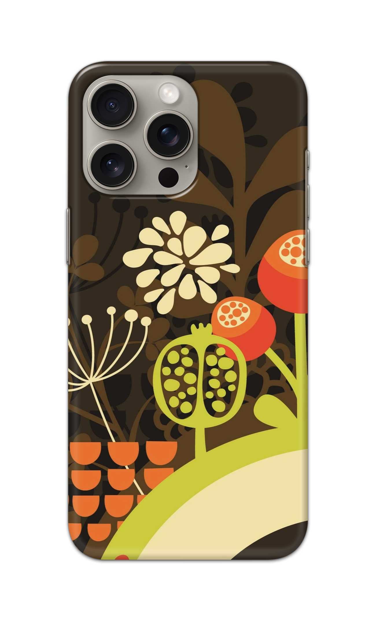 abstract FLORAL pattern  - Hard Case - SA163