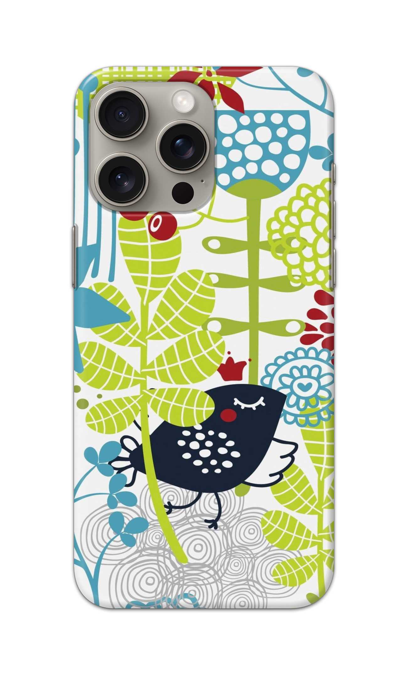 GREEN PLANT PATTERN  - Hard Case - SA333