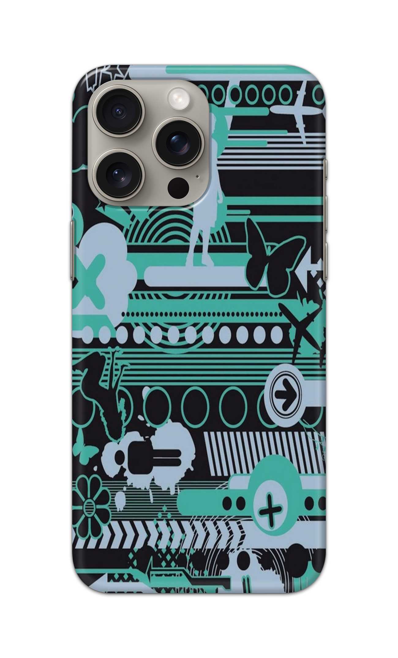 DIGITAL ART PATTERN  - Hard Case - SA444