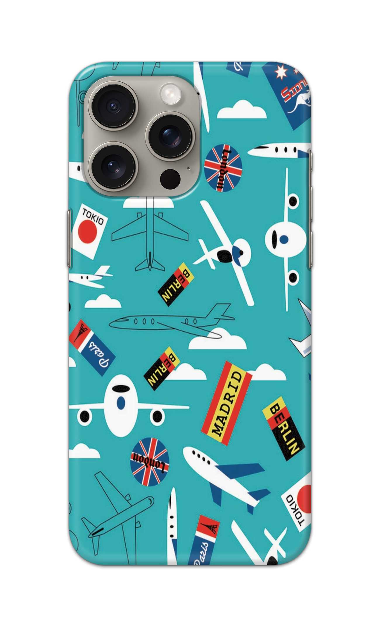 AEROPLANE PATTERN  - Hard Case - SA517