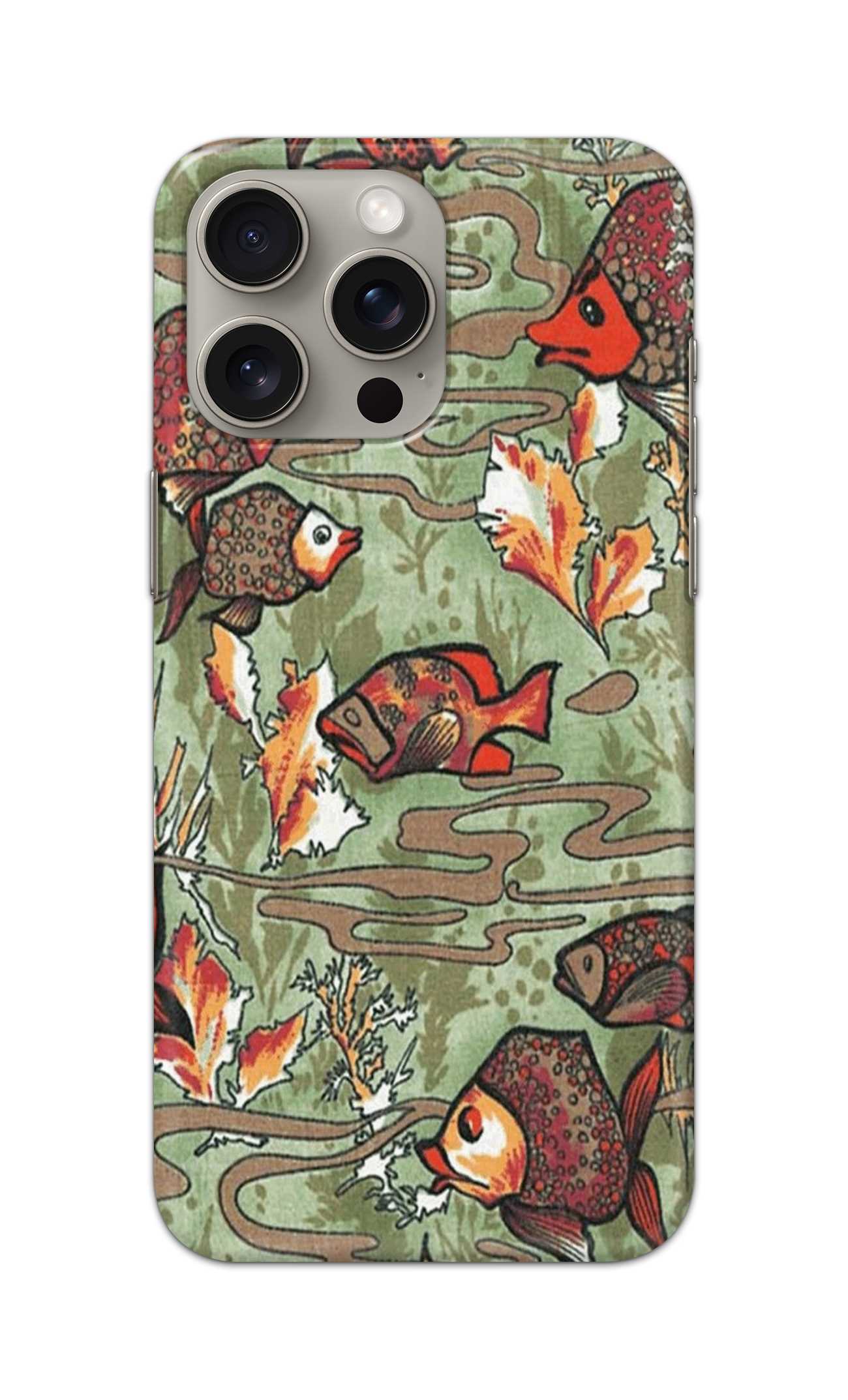 FISHES PATTERN  - Hard Case - SA524