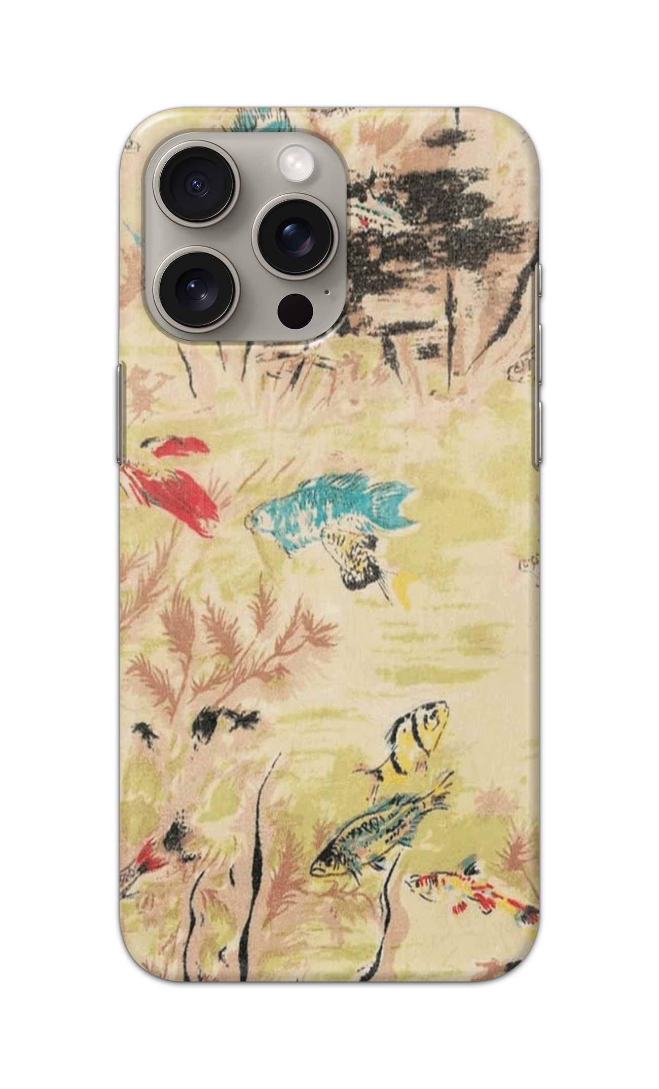 FISHES PATTERN  - Hard Case - SA568