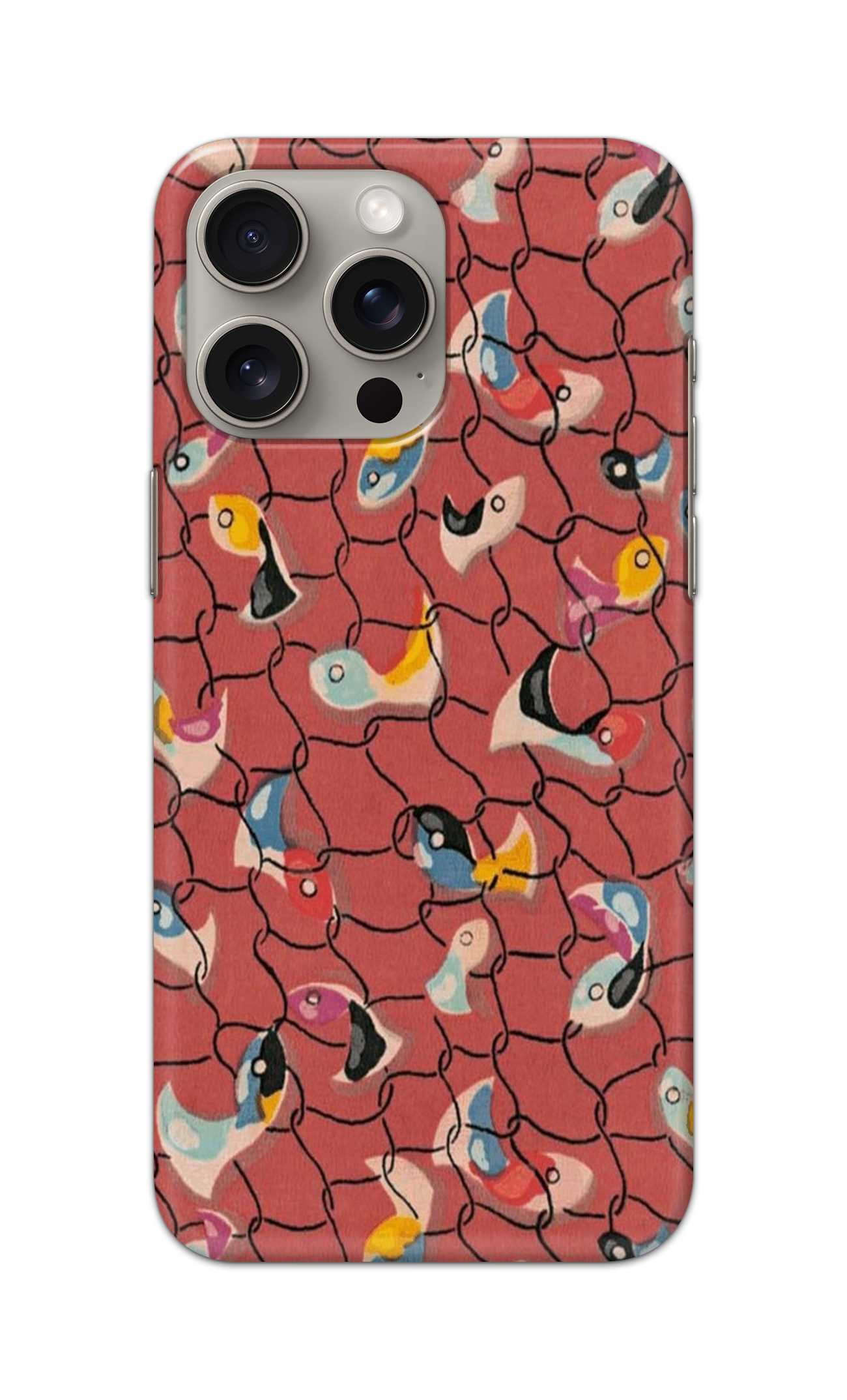 FISHES PATTERN  - Hard Case - SA635