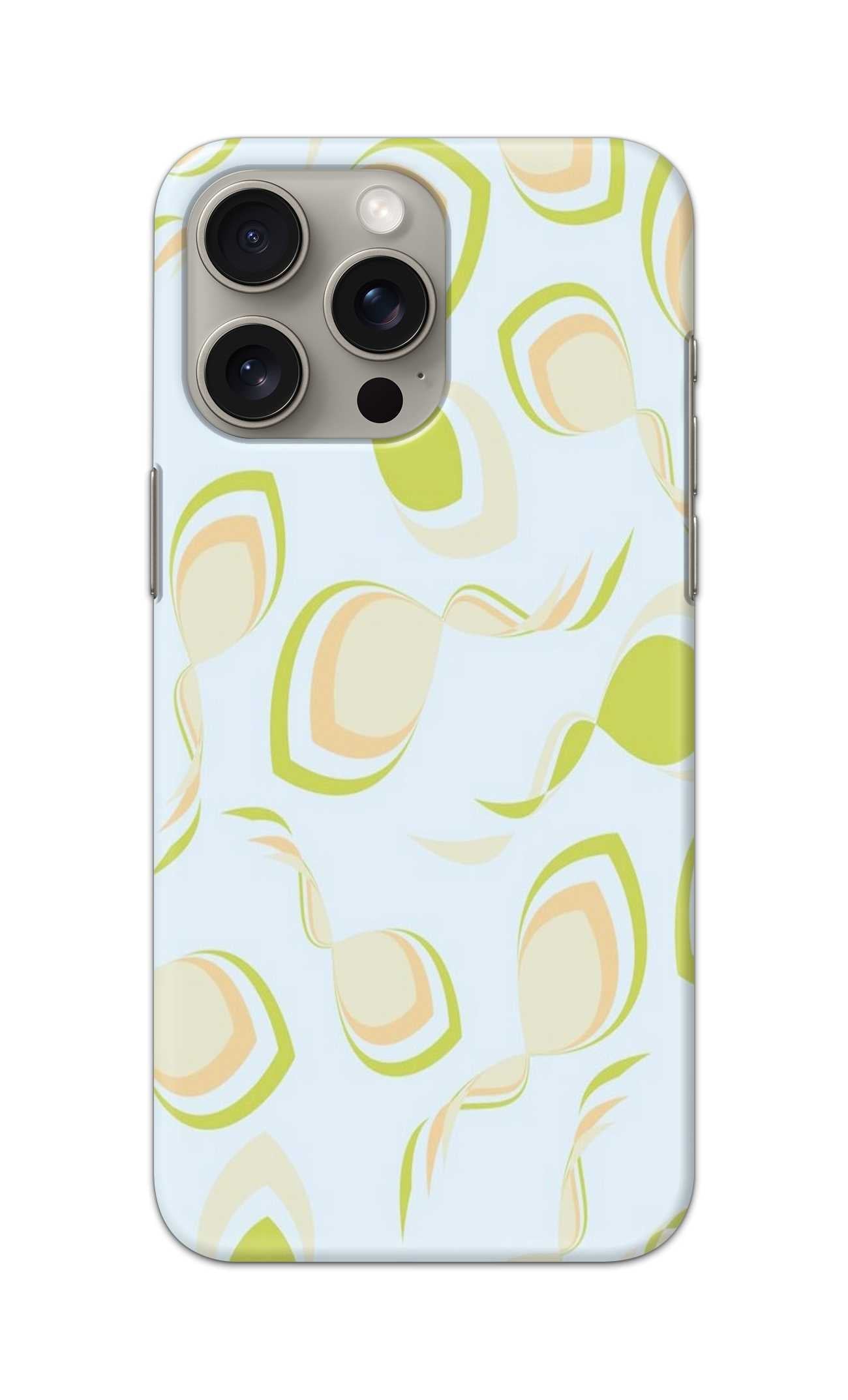 GREEN FISH PATTERN  - Hard Case - SA656