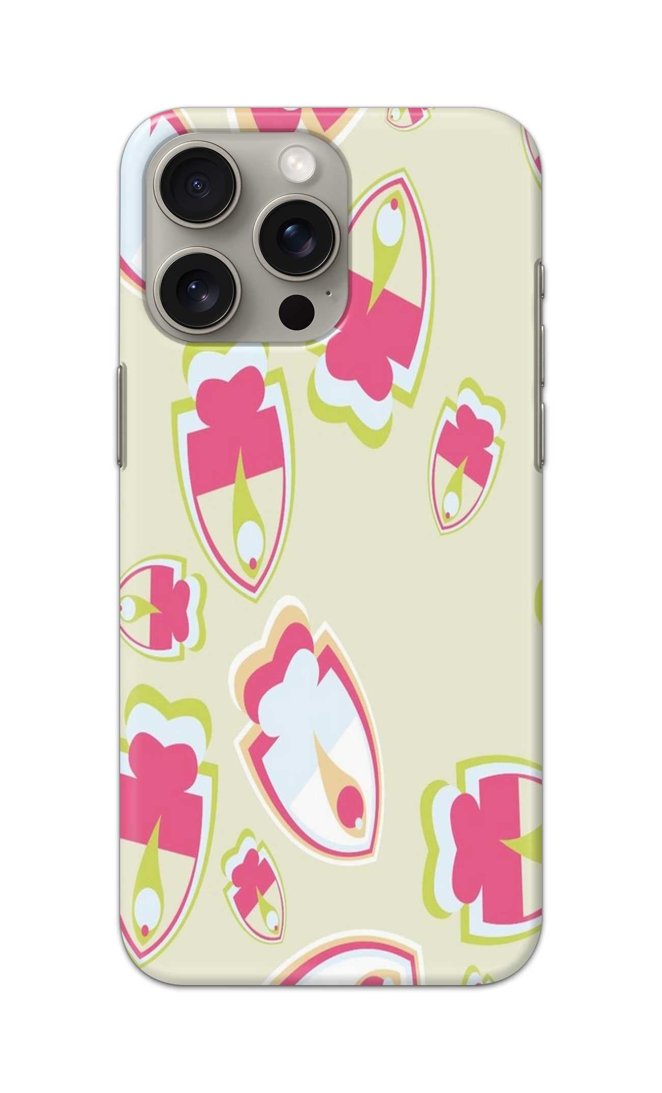 PINK FISH PATTERN  - Hard Case - SA658