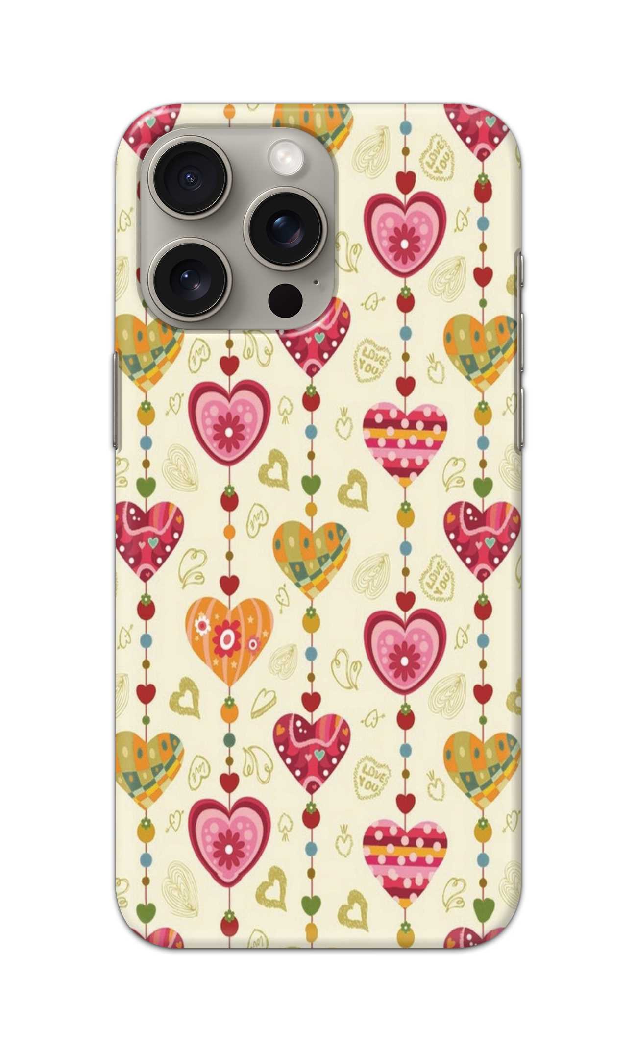 LOVE SYMBOL PATTERN  - Hard Case - SA751