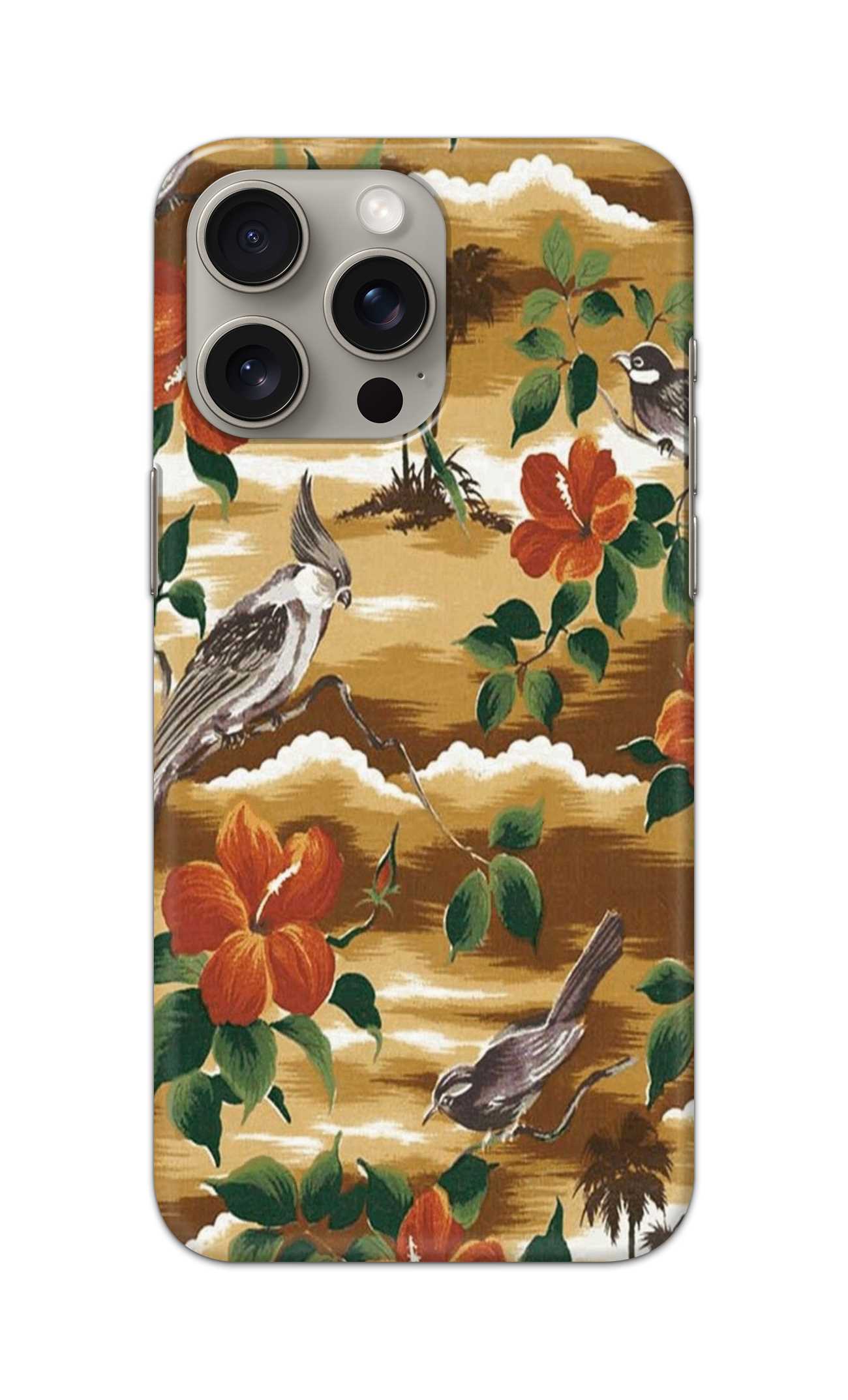 BIRD PATTERN  - Hard Case - SB094