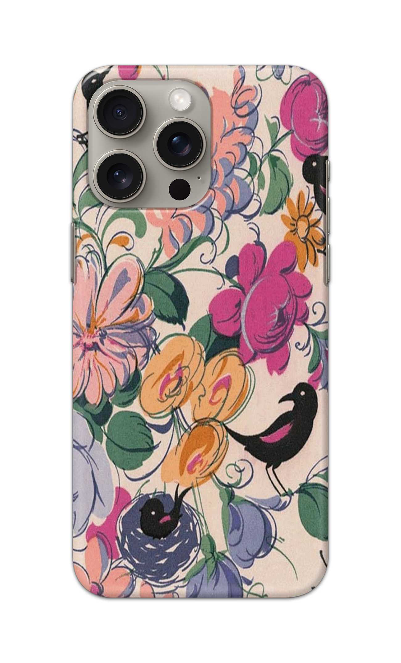 FLORAL PATTERN  - Hard Case - SB181