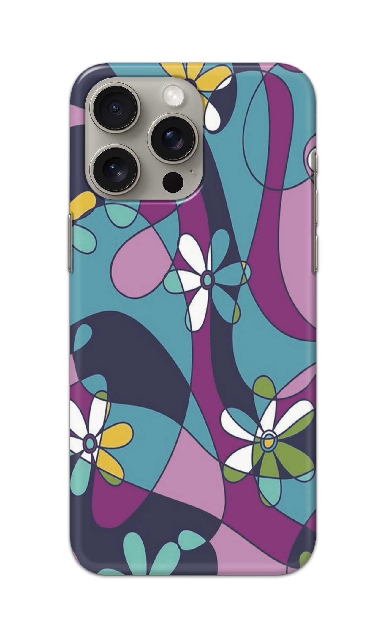 COLORFUL FLORAL IMAGE PATTERN  - Hard Case - SB242