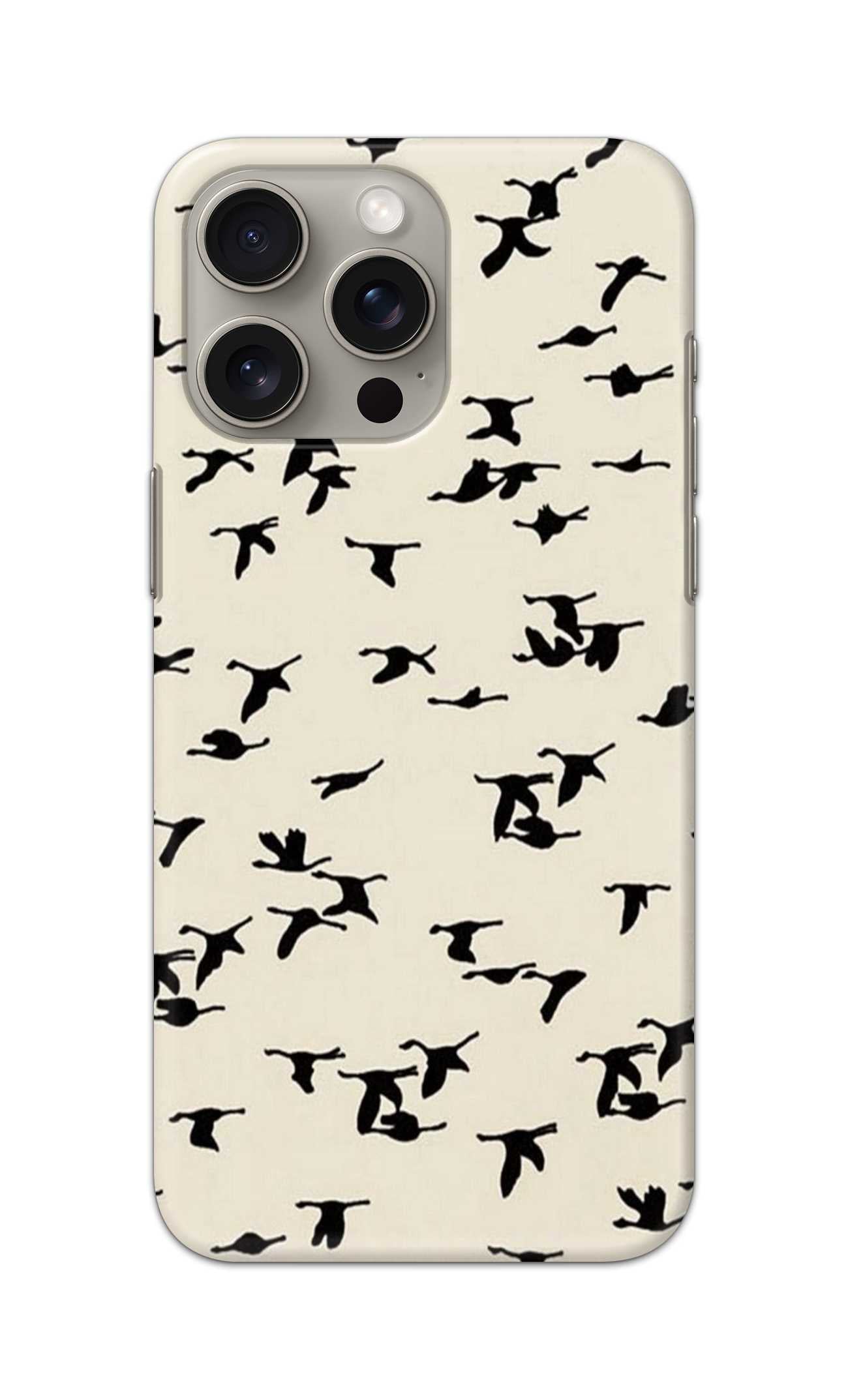 BIRDS WALL PAPER PATTERN  - Hard Case - SB250