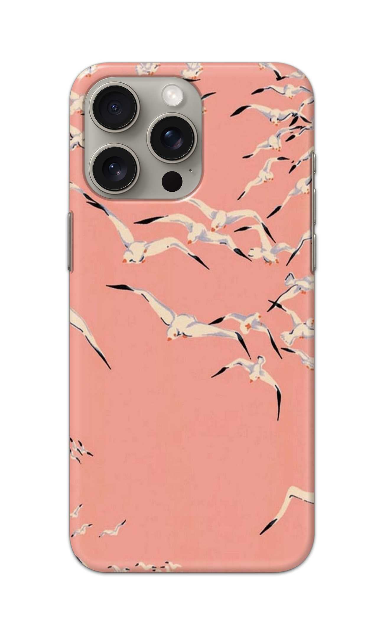 BIRDS FLYING IN AIR PATTERN  - Hard Case - SB265