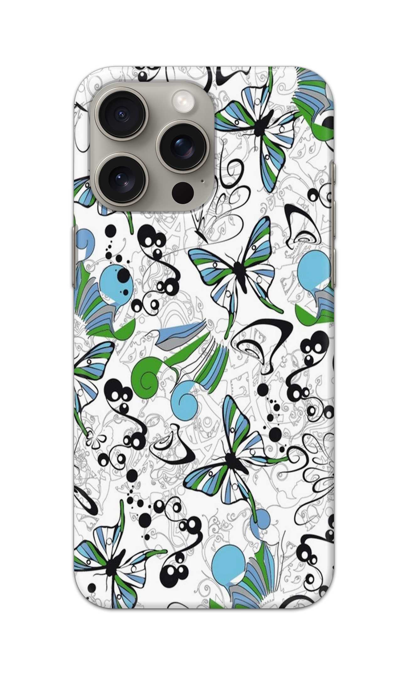 BUTTERFLY PATTERN  - Hard Case - SB292