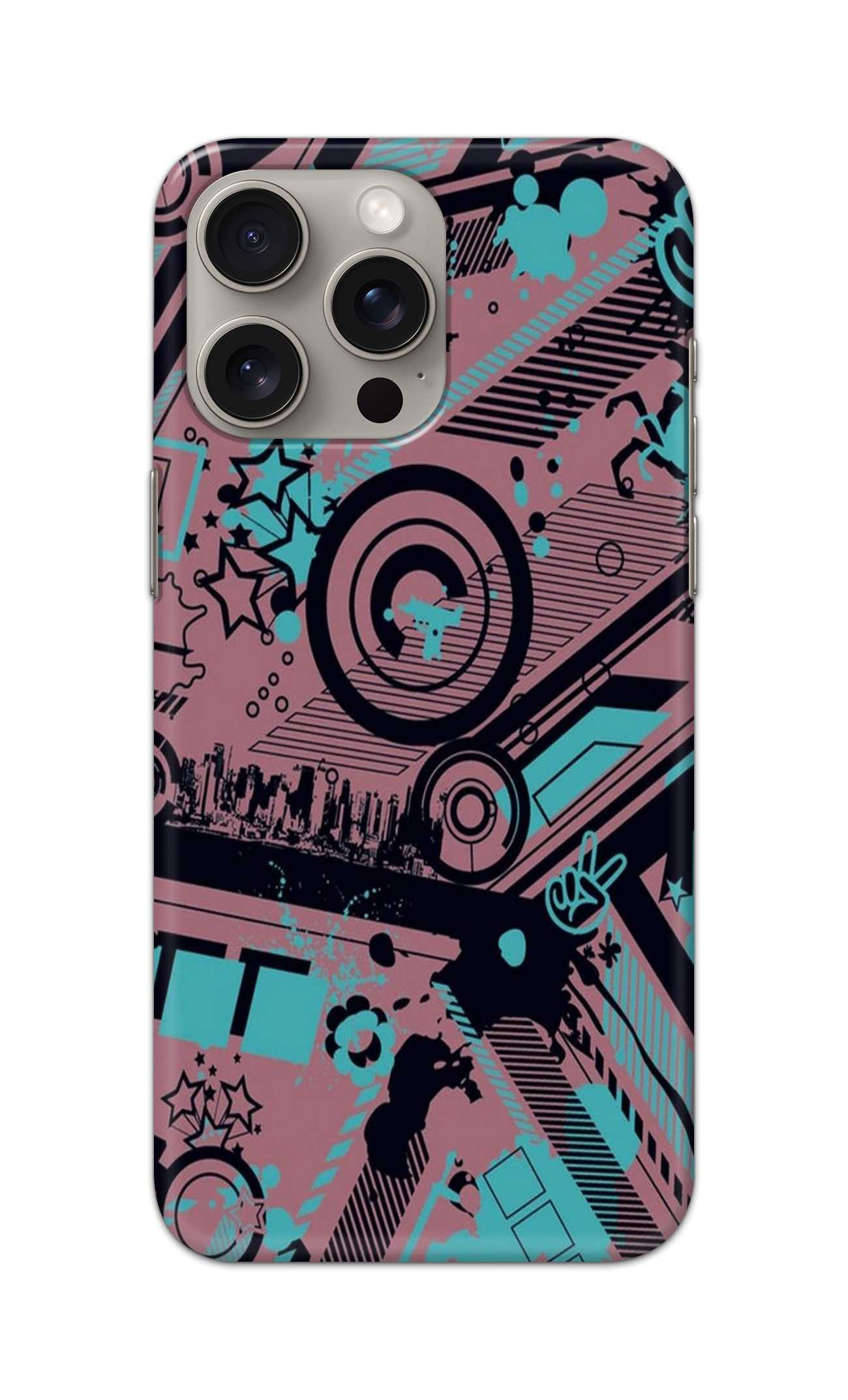 GUNS IMAGE PATTERN  - Hard Case - SB296