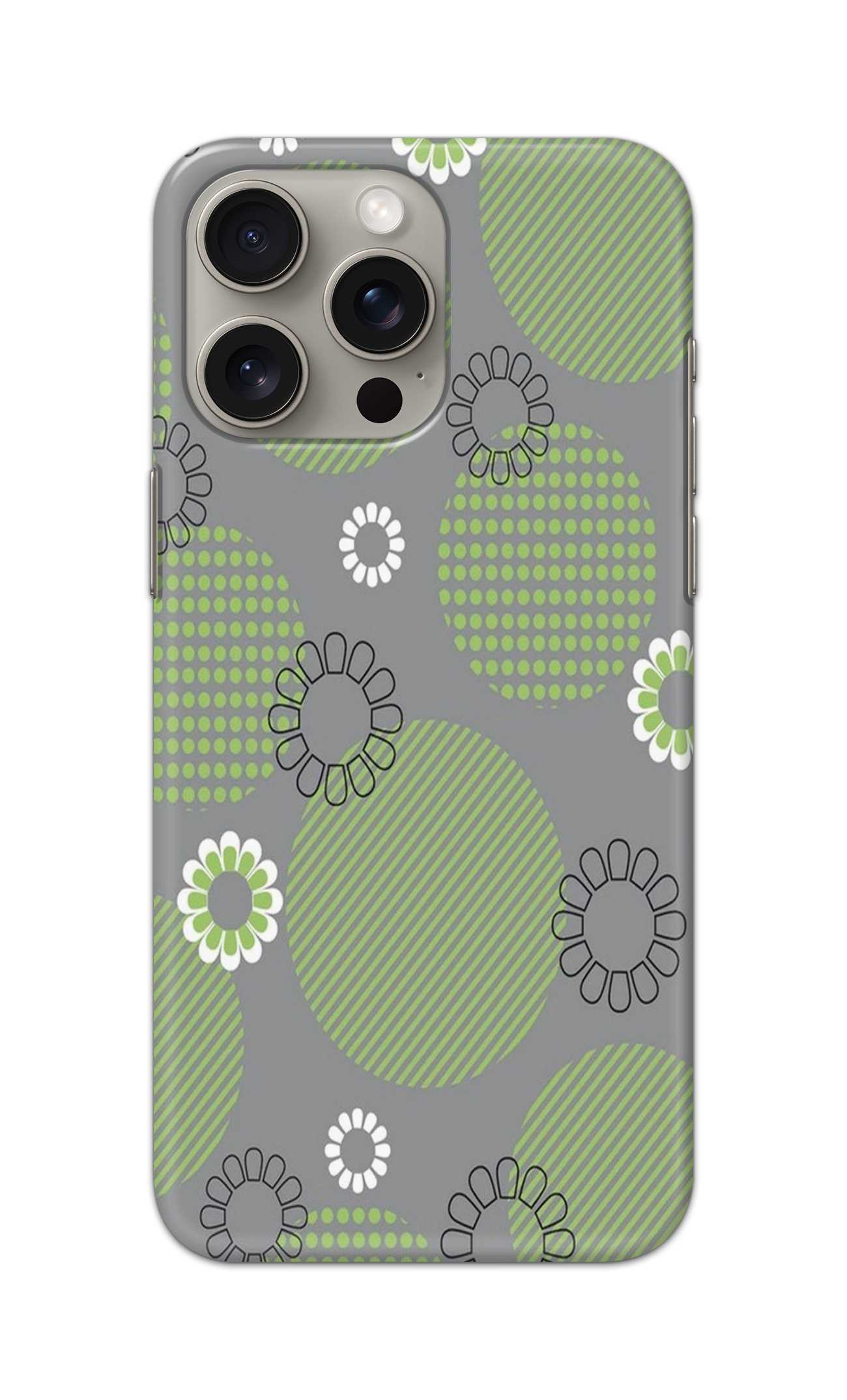 DOTS WITH ROUND SYMBOL PATTERN  - Hard Case - SB303