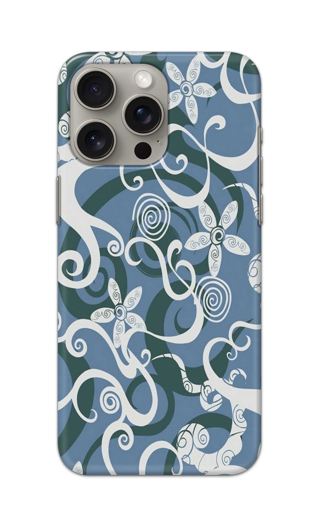 WHITE ANIMATED PATTERN  - Hard Case - SB308