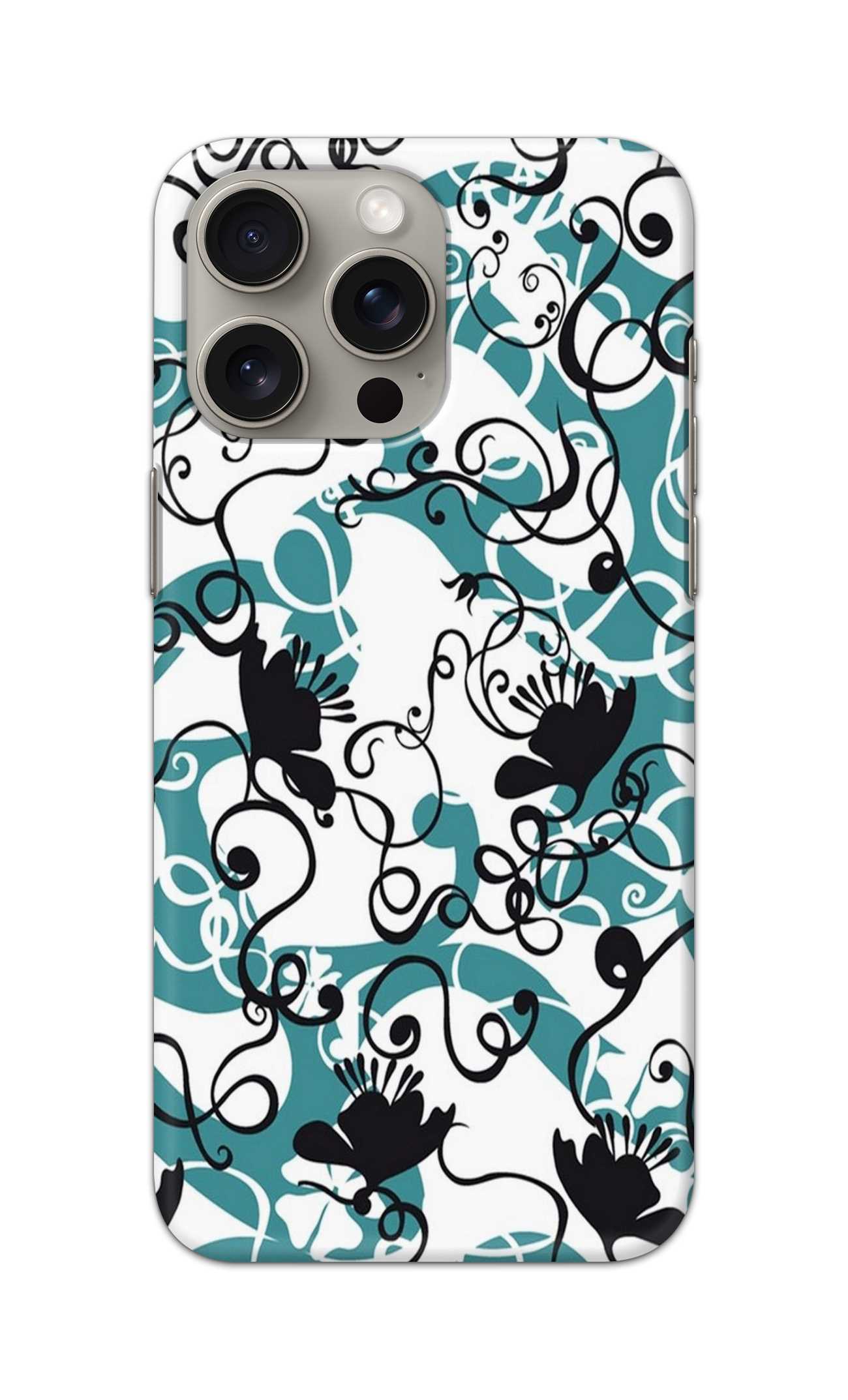 BLACK SHOEBLACKFANT PATTERN  - Hard Case - SB349