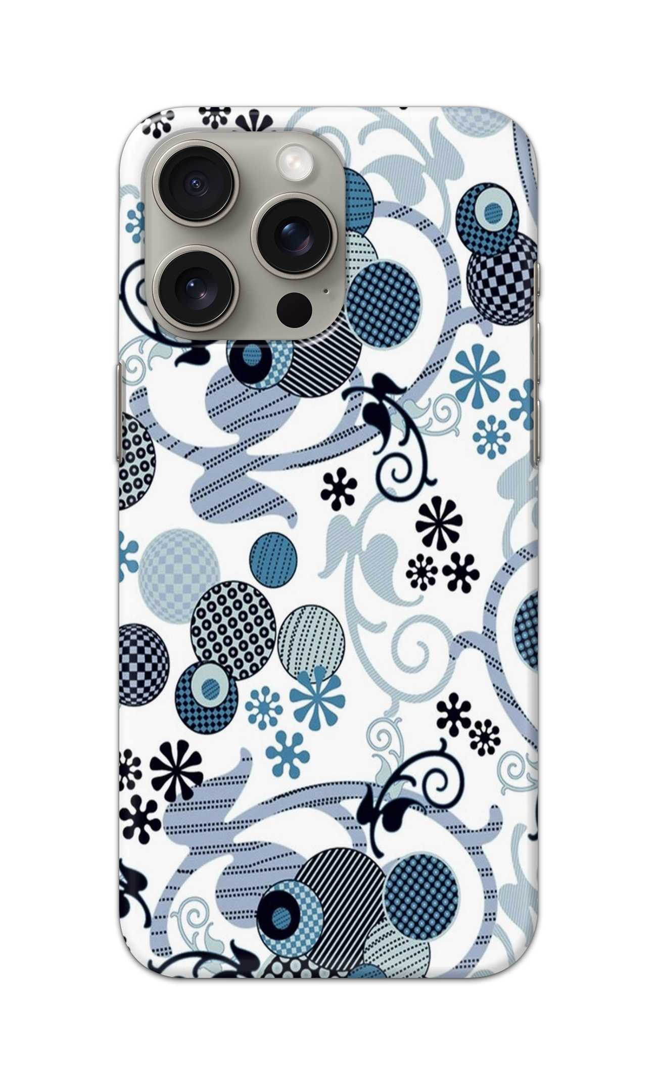 ROUND BUBBLES PATTERN  - Hard Case - SB358