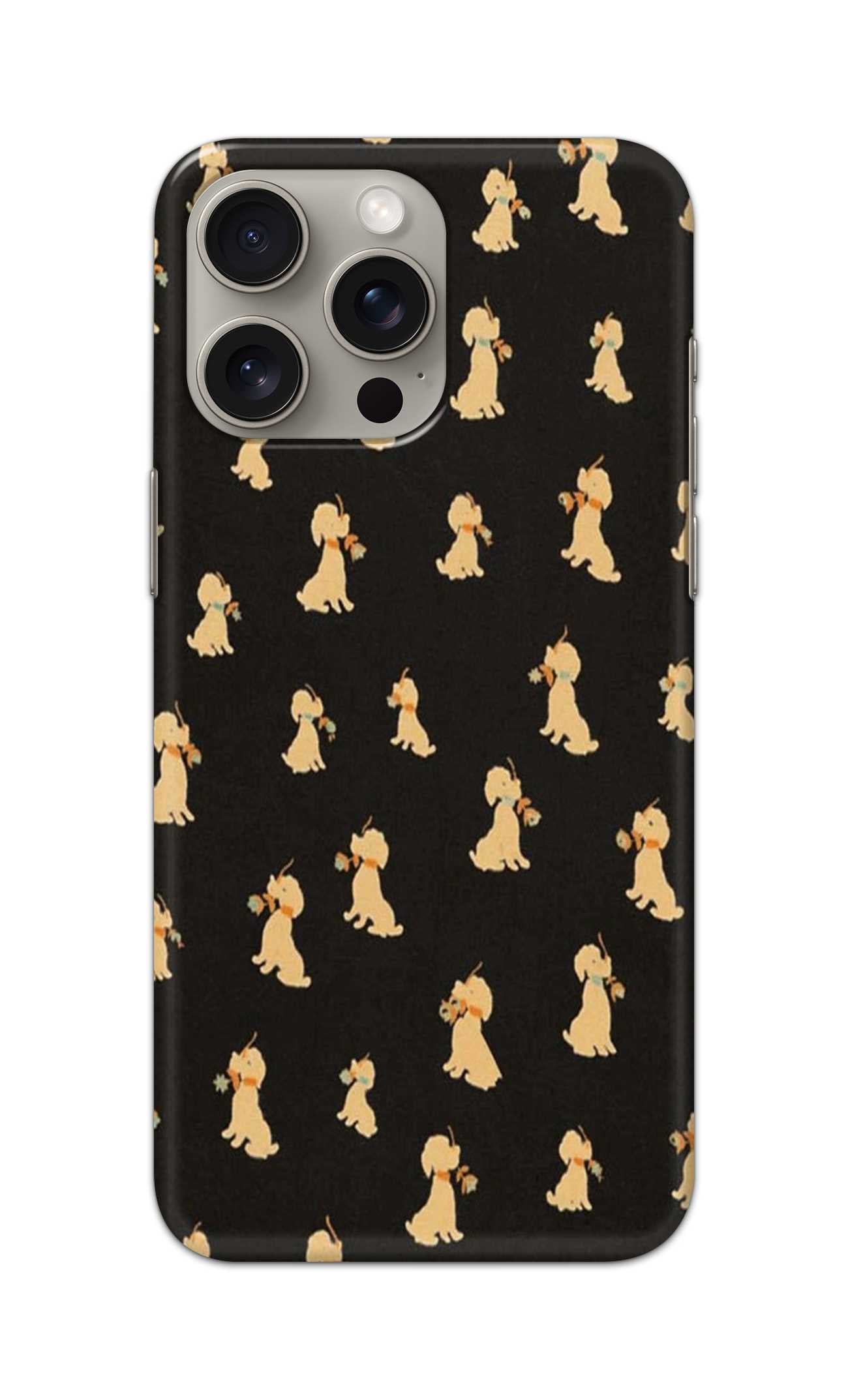 SMALL QUTE DOG PATTERN  - Hard Case - SB361