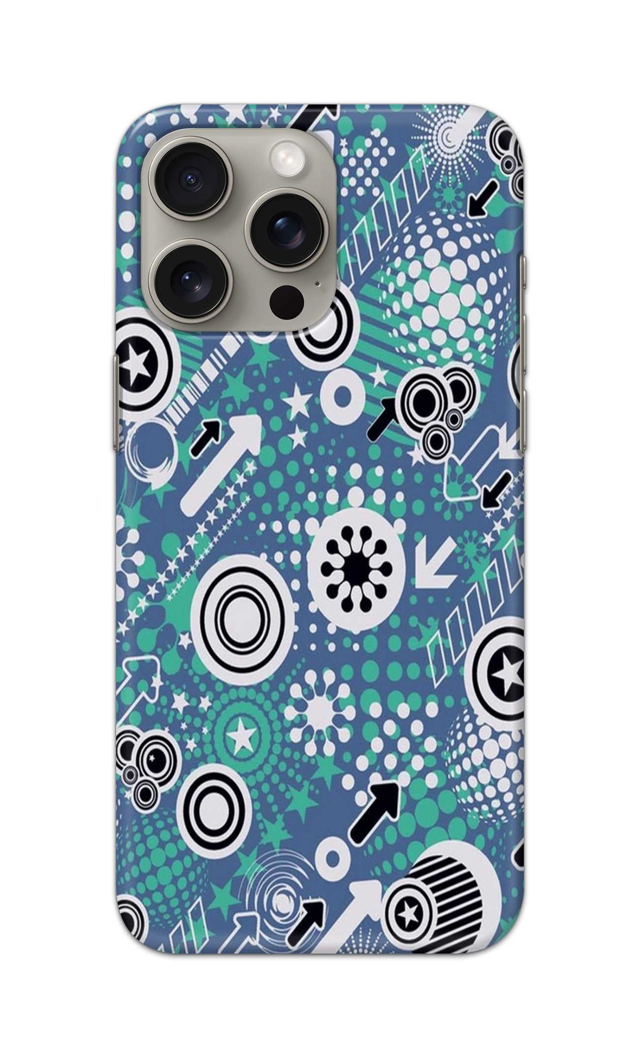 ARROWS DIRECTION PATTERN  - Hard Case - SB362