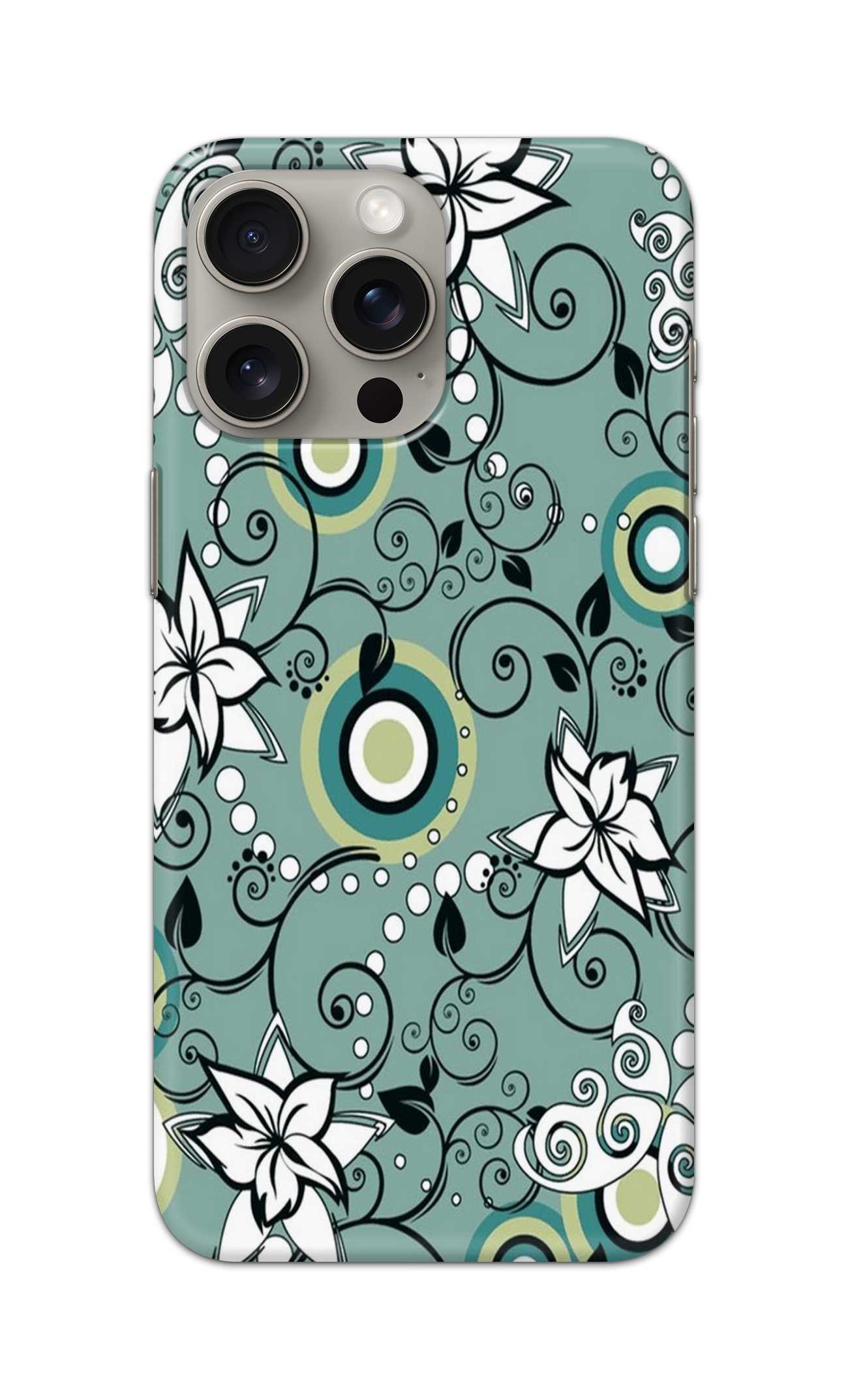 WHITE DESIGN PATTERN  - Hard Case - SB363