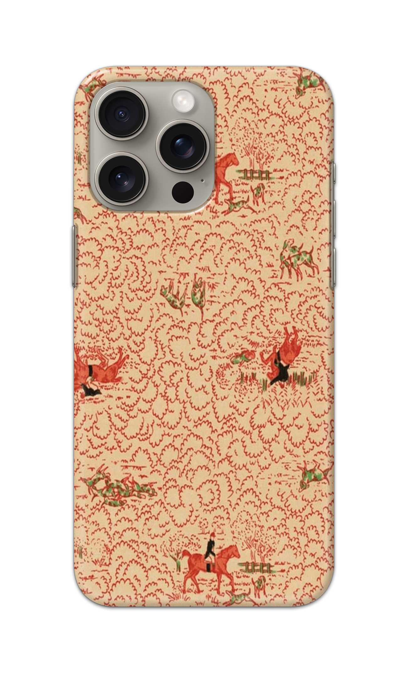 RED HORSE PATTERN  - Hard Case - SB368