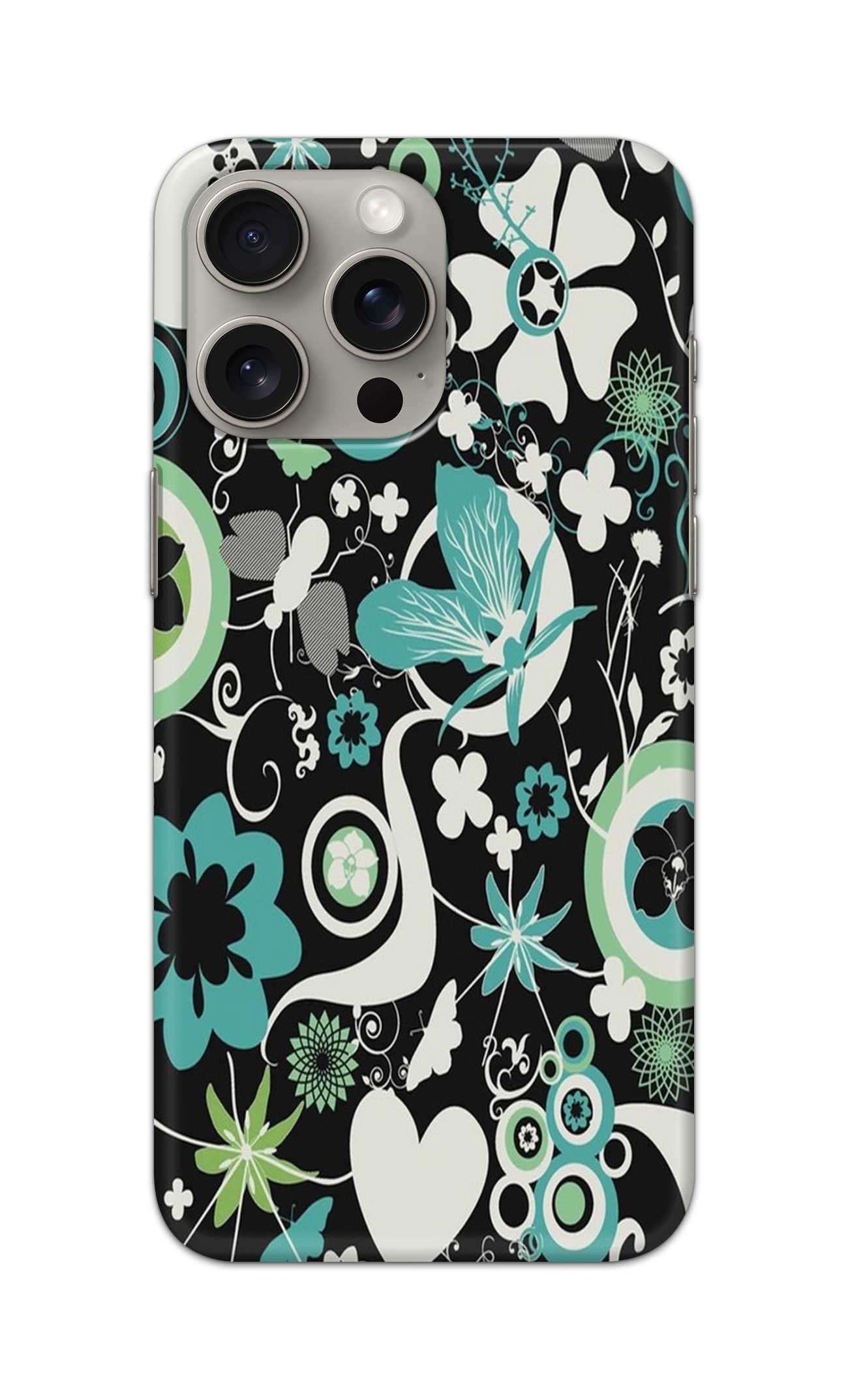 LIGHT THEME BUTTERFLY PATTERN  - Hard Case - SB369