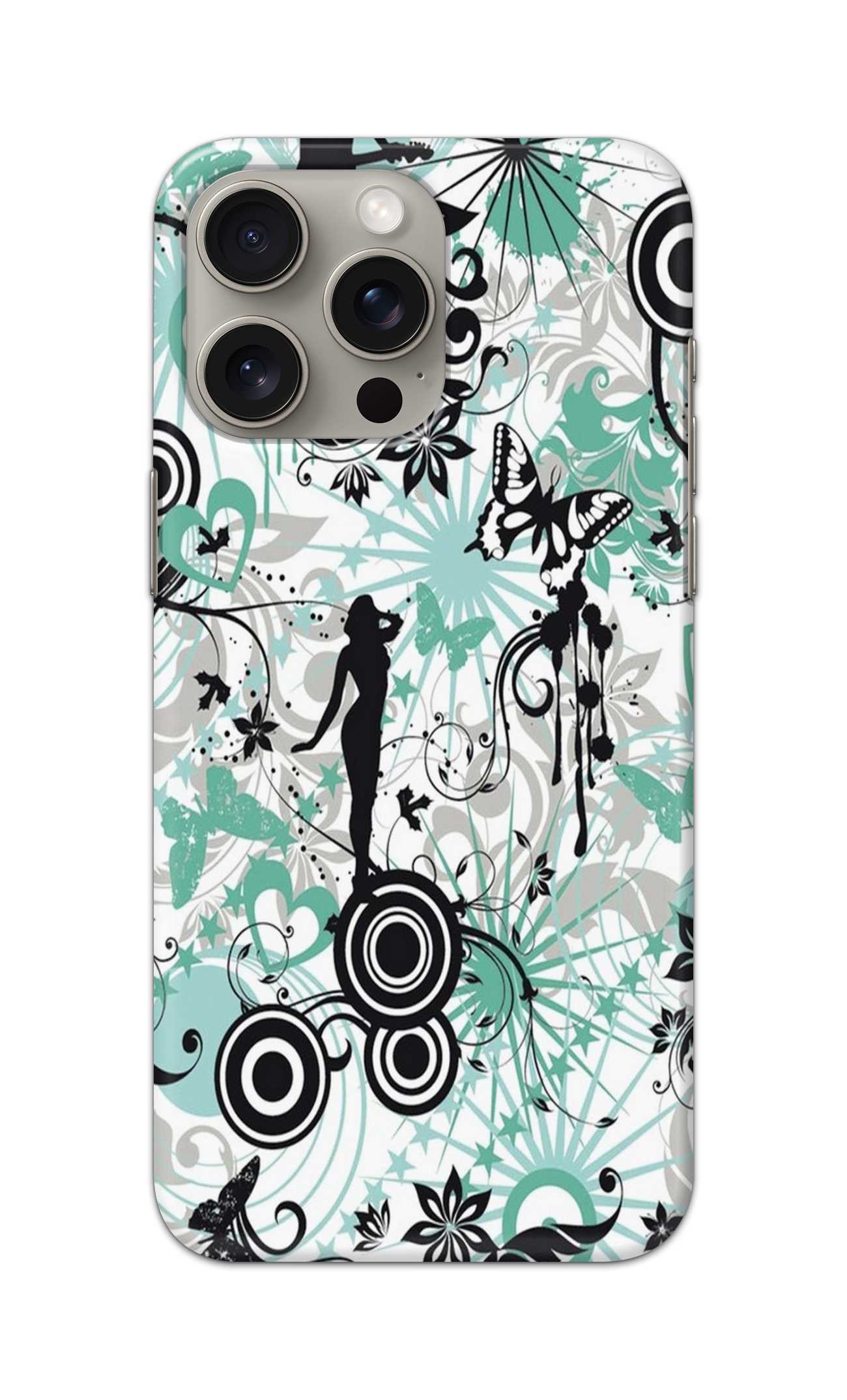 BUTTERFLY MUSIC PATTERN  - Hard Case - SB371