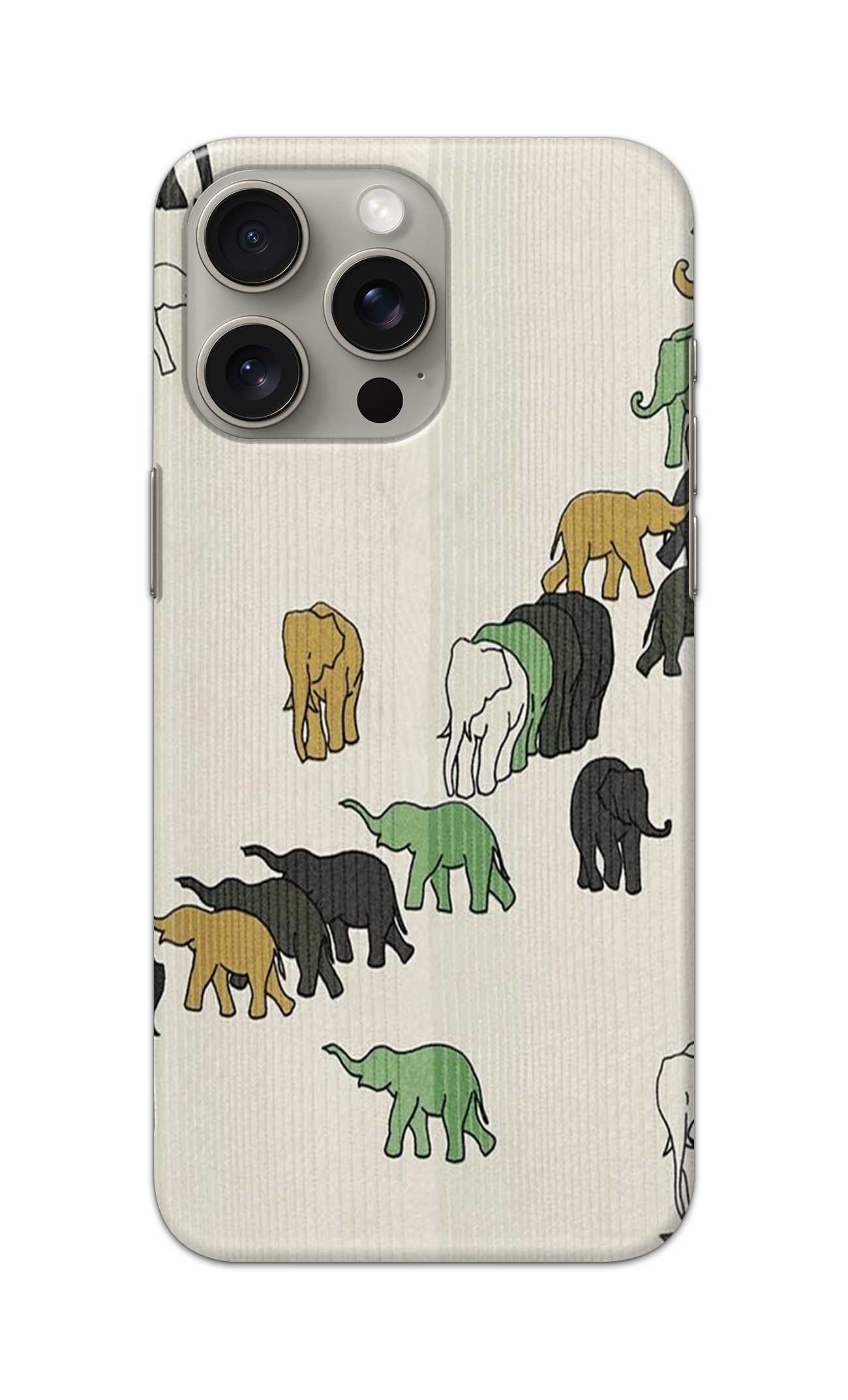 ELEPHANT PATTERN  - Hard Case - SB381