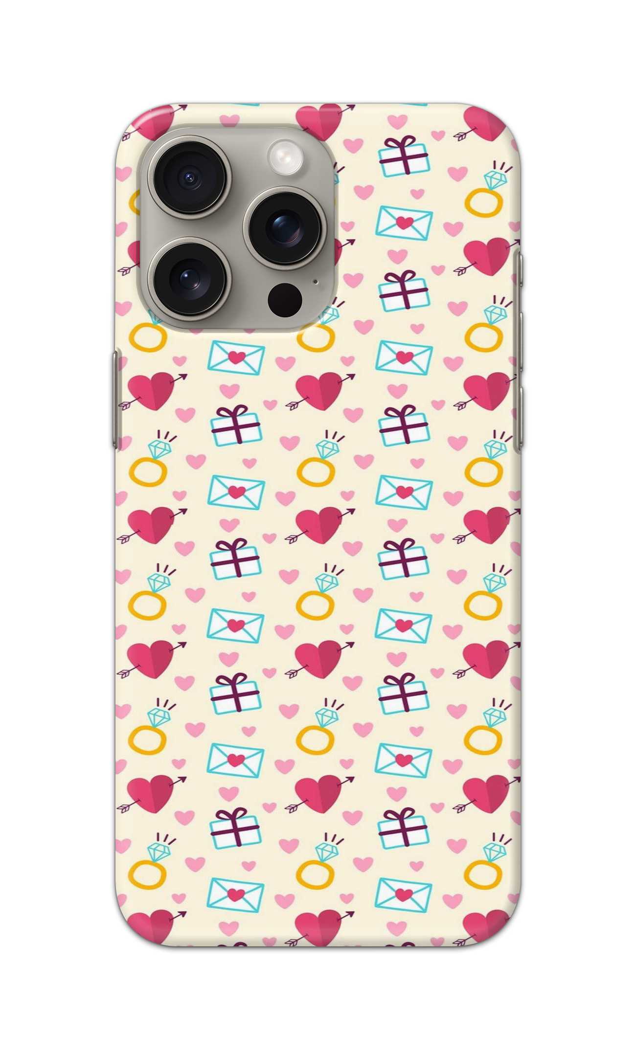 LOVE SYMBOL PATTERN  - Hard Case - SB406