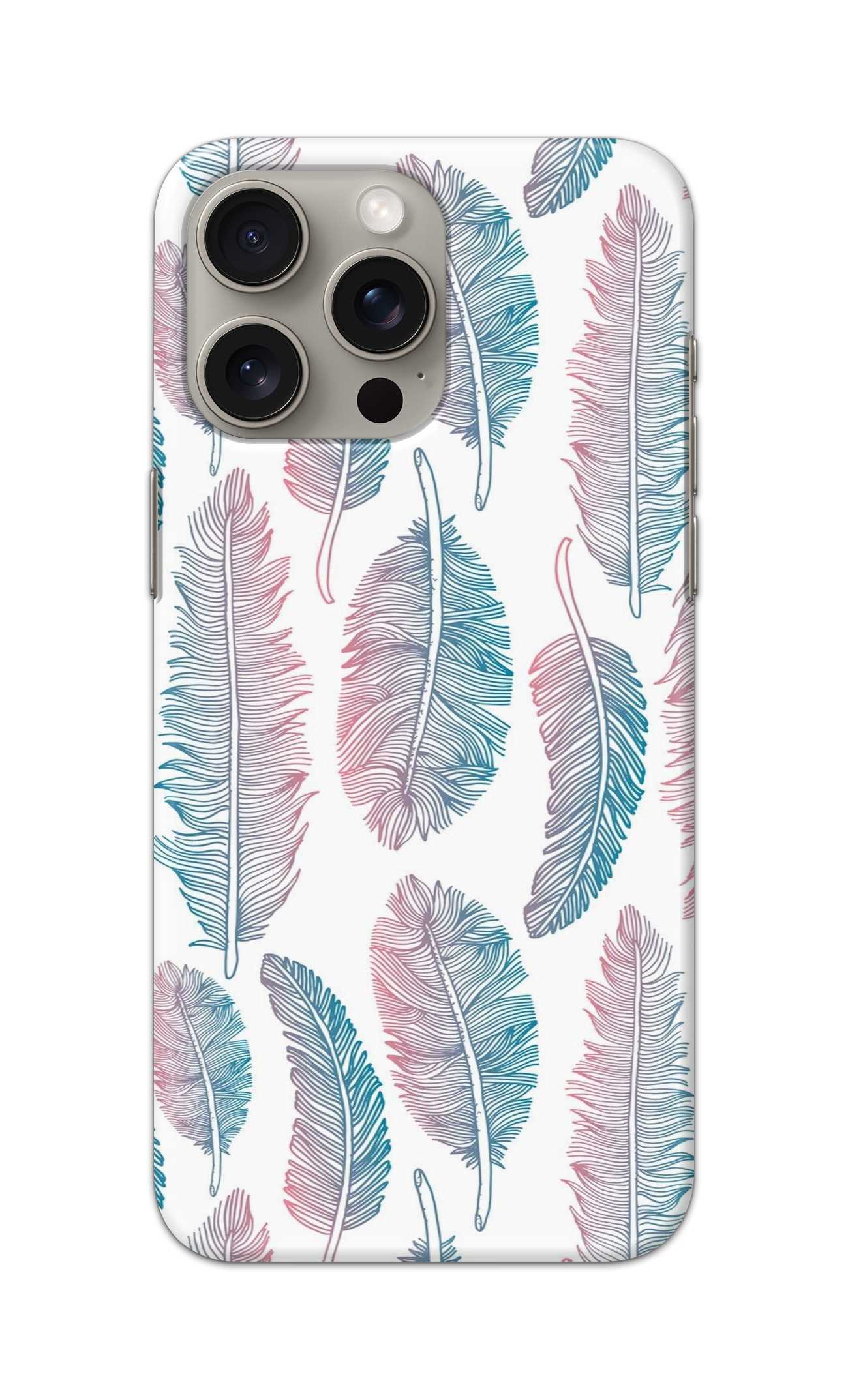 FEATHERS PATTERN  - Hard Case - SB423