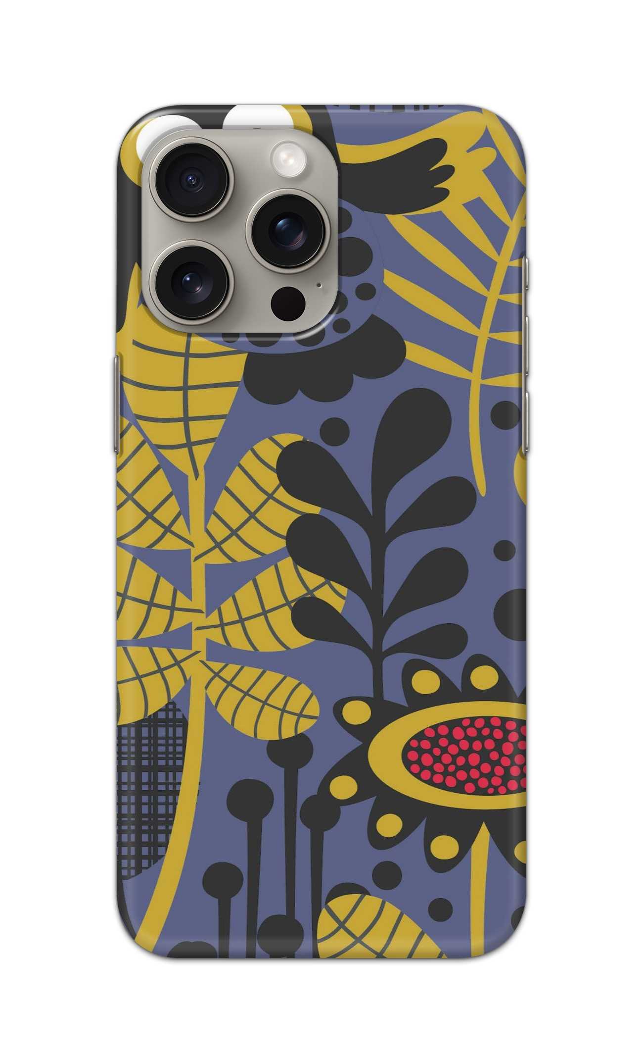 BLACK OWL PATTERN  - Hard Case - SB446