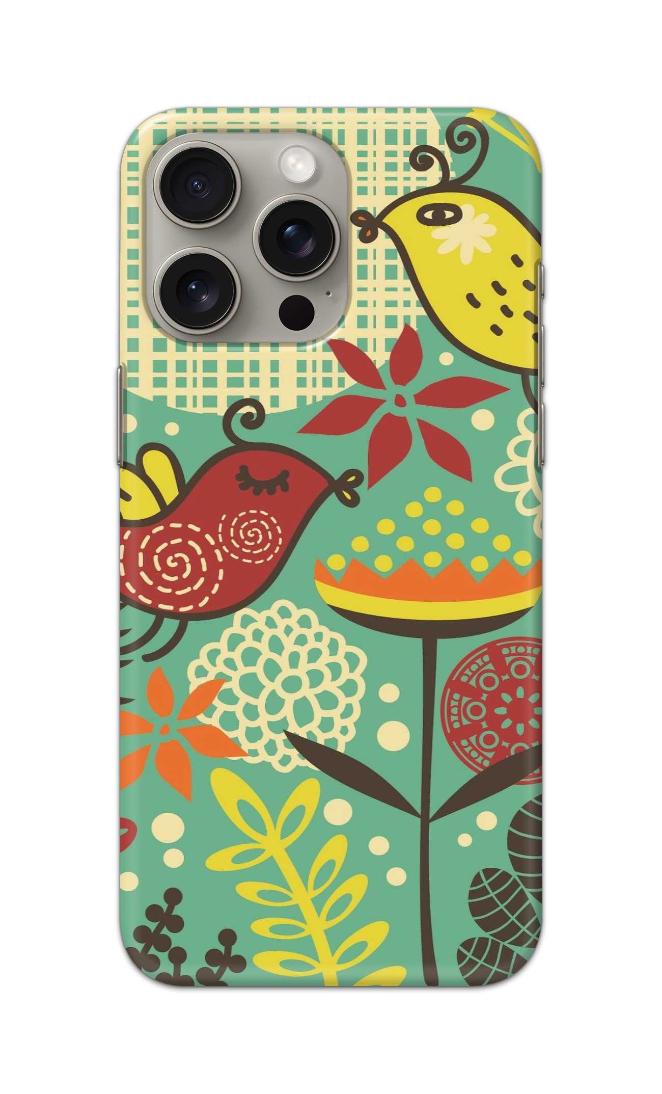 BIRDS PATTERN  - Hard Case - SB452