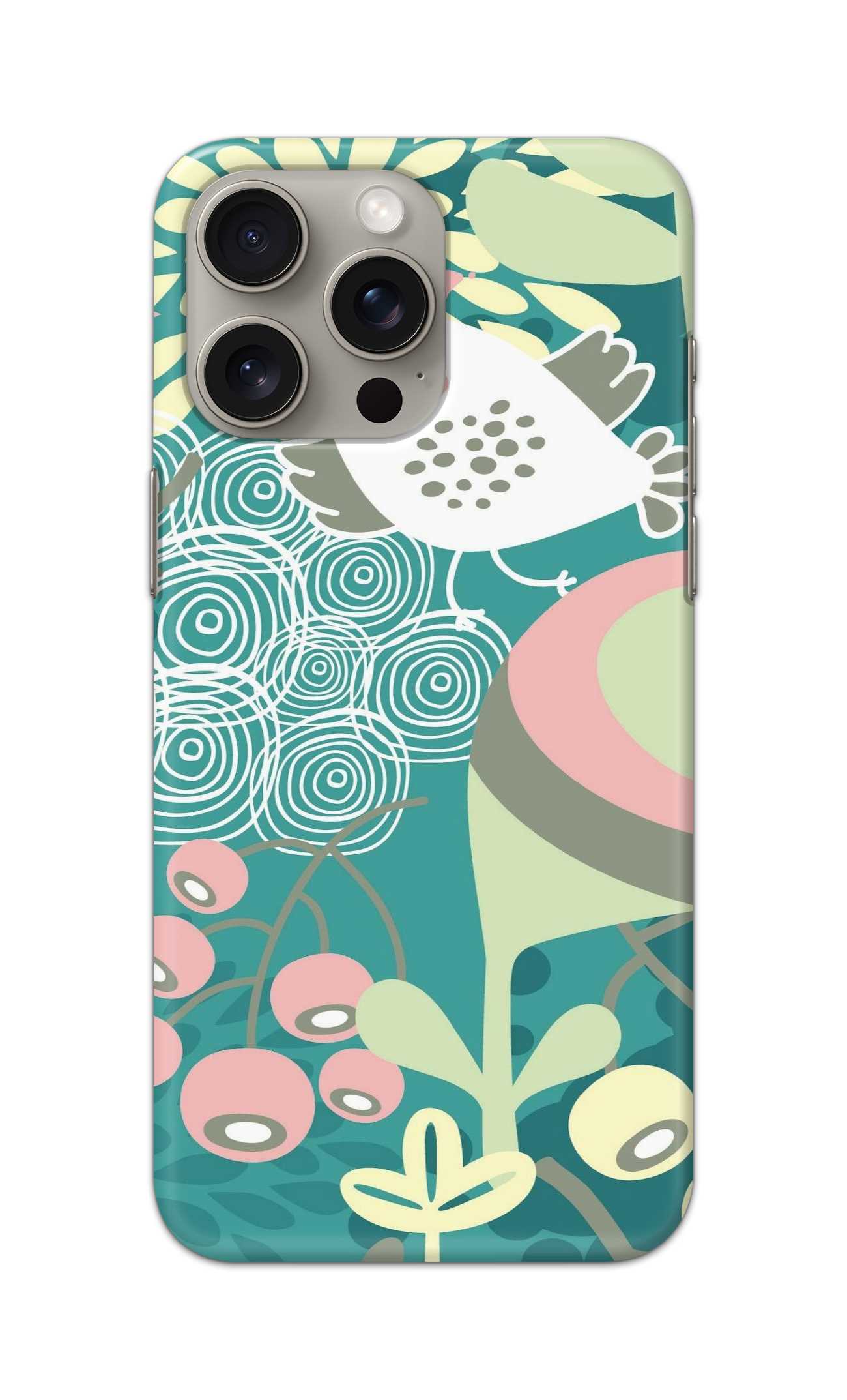 BIRD PAINT PATTERN  - Hard Case - SB455