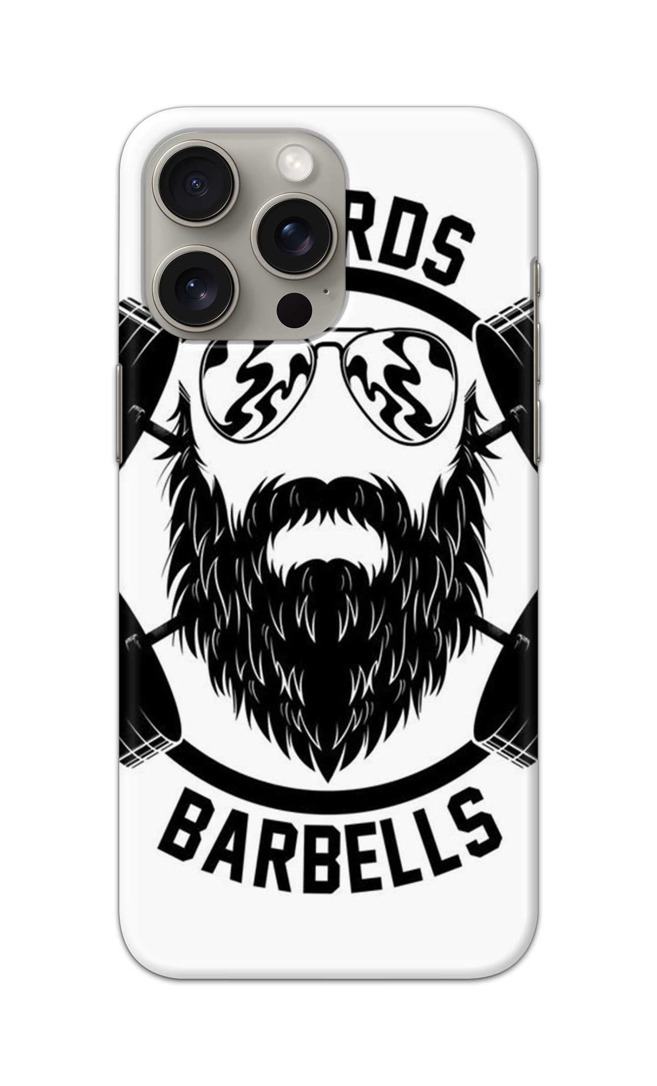 BEARDS BARBELLS THEME  - Hard Case - SB665