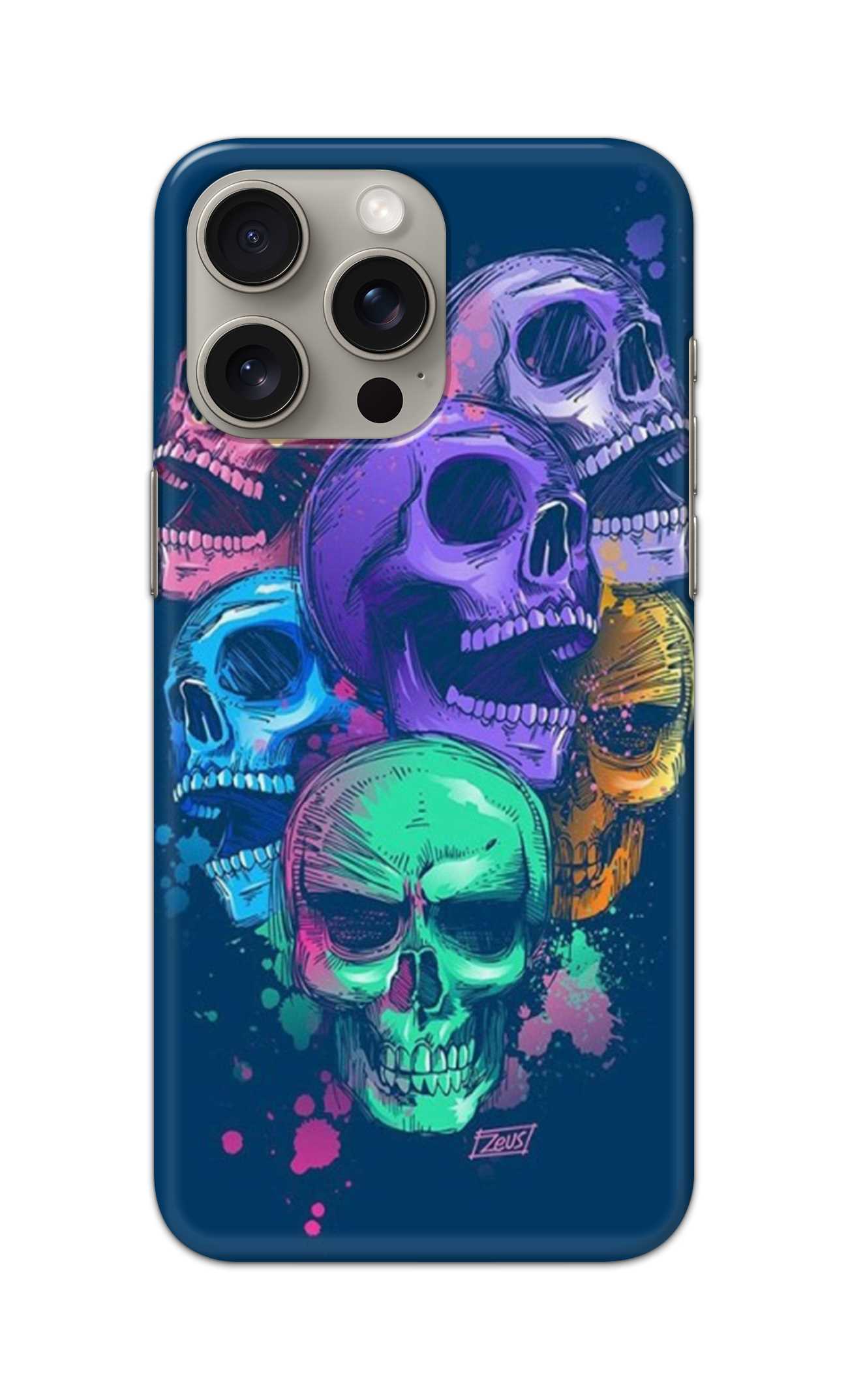 SKULL HEAD THEME  - Hard Case - SB724