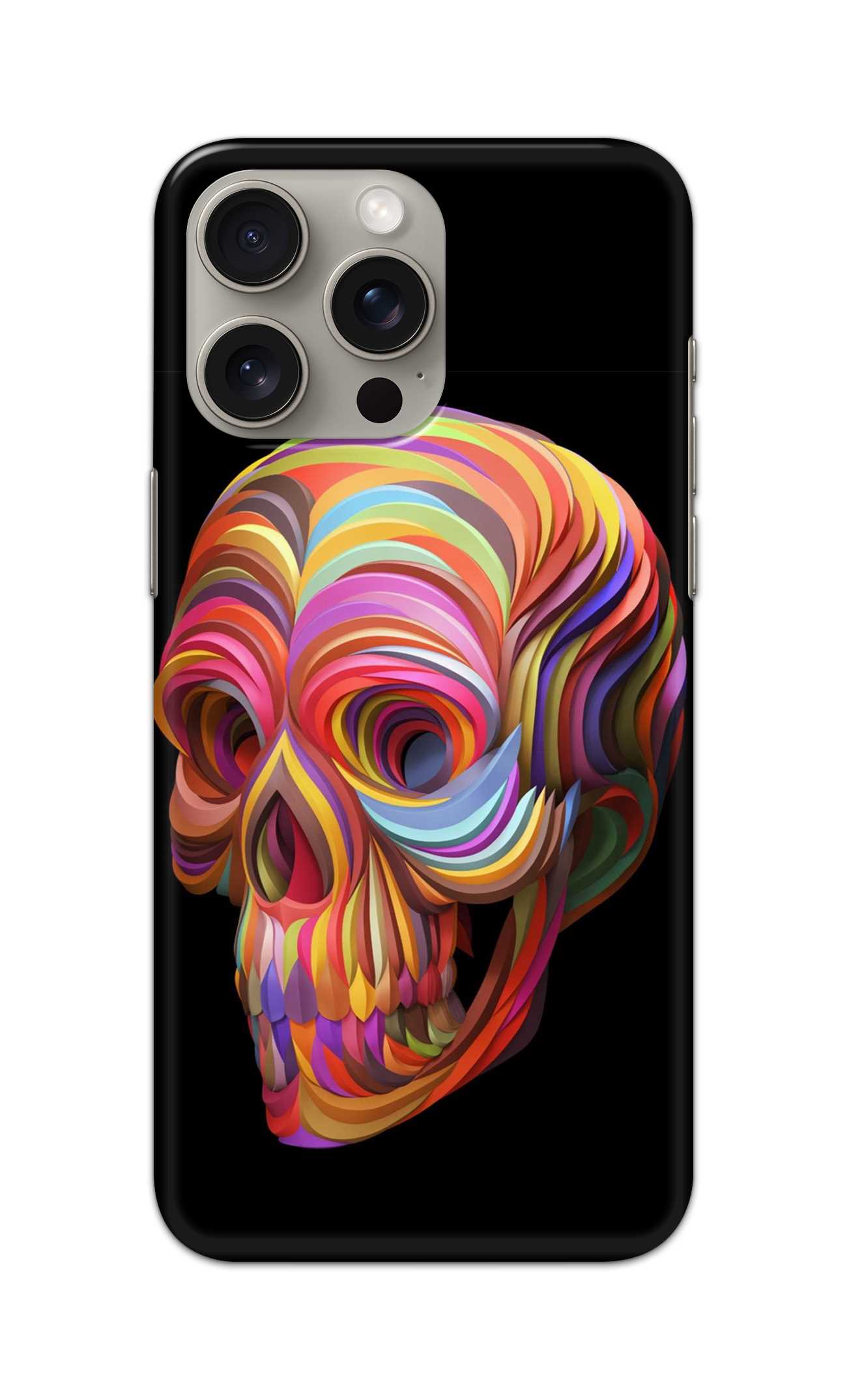 SKULL HEAD MULTICOLOUR THEME  - Hard Case - SB725