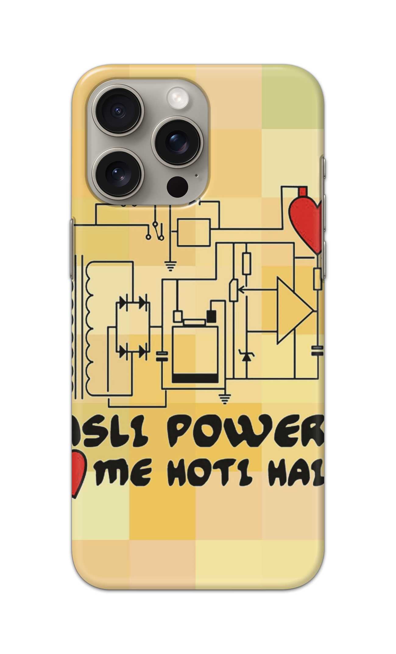 ASLI POWER ME HOTI HAI THEME  - Hard Case - SC227