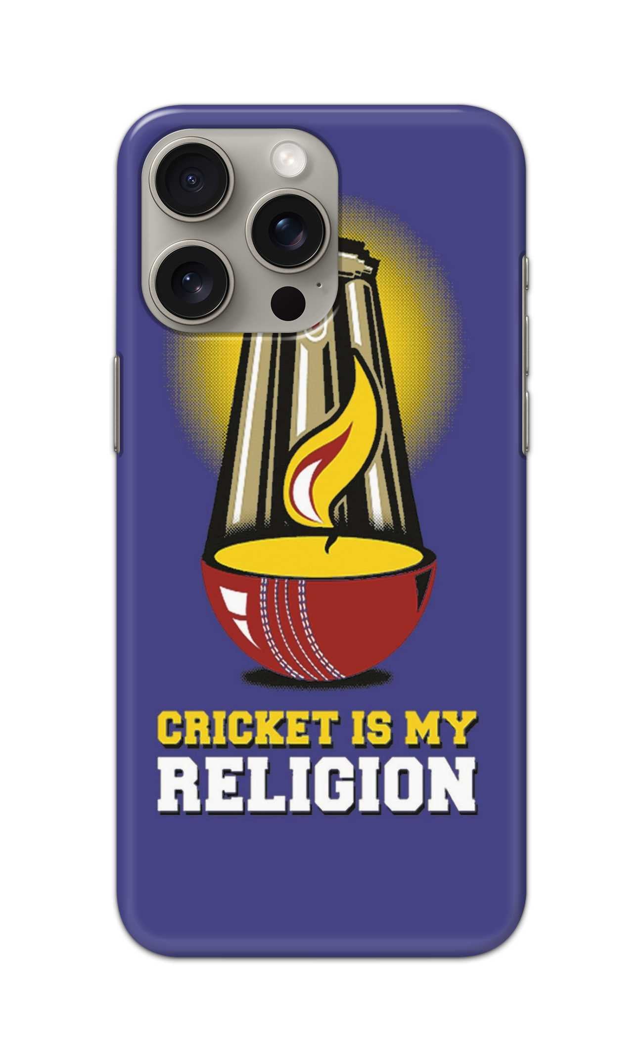 cricket is my religionn theme  - Hard Case - SC279