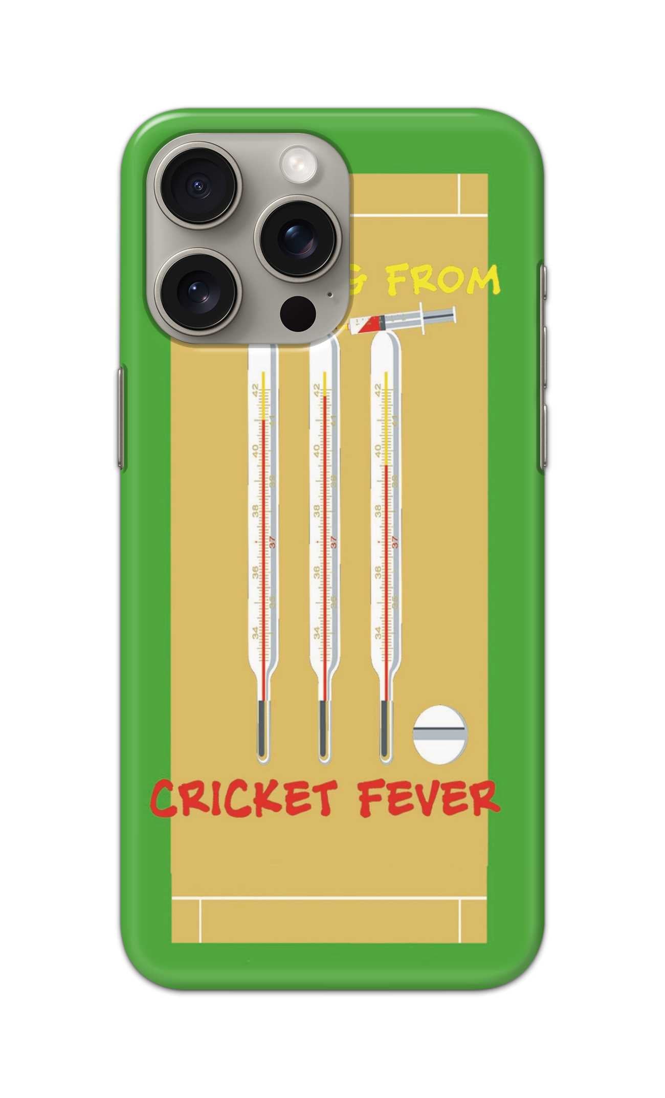 suffering from cricket fever theme  - Hard Case - SC280