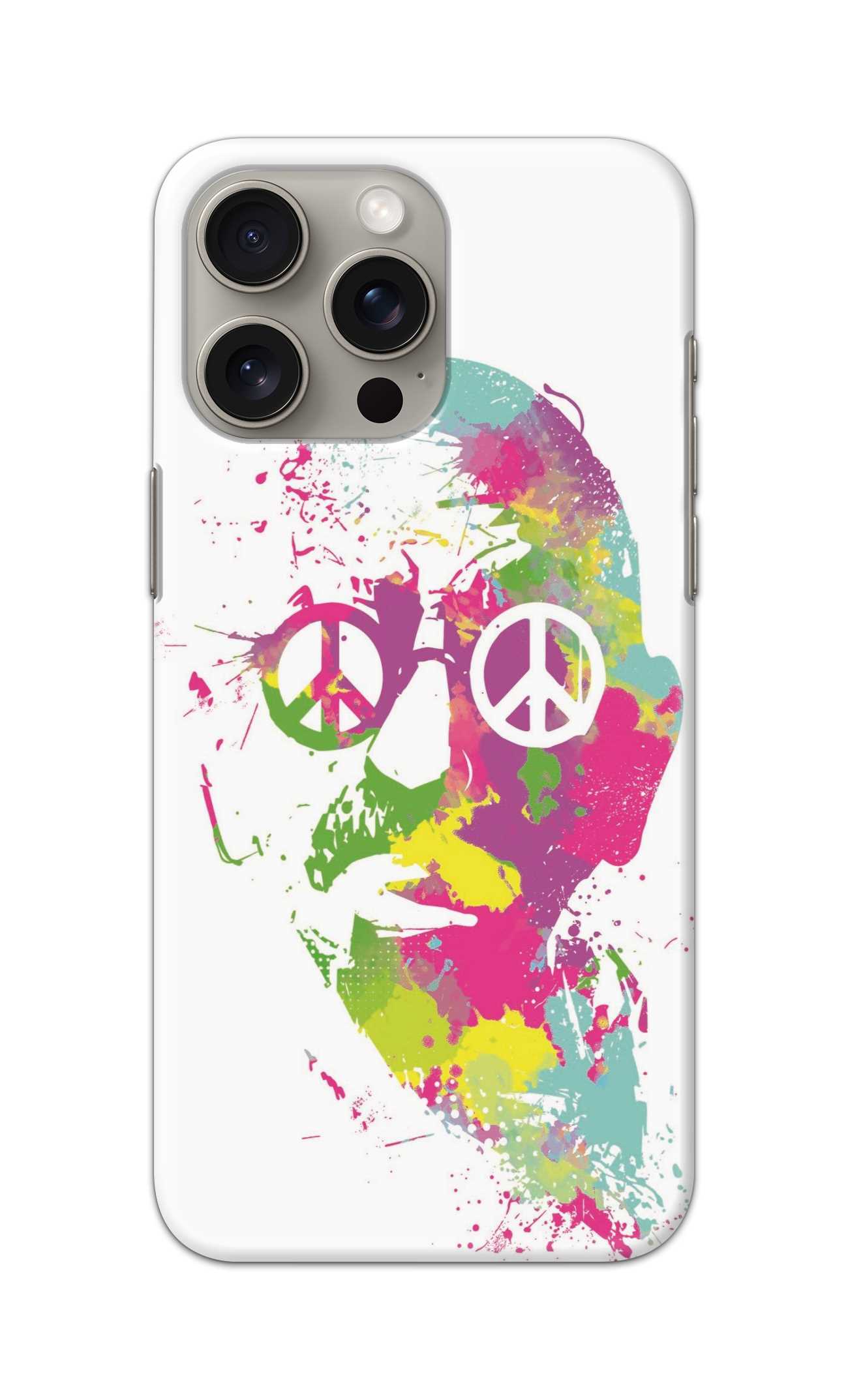 gandhii with peace theme  - Hard Case - SC291